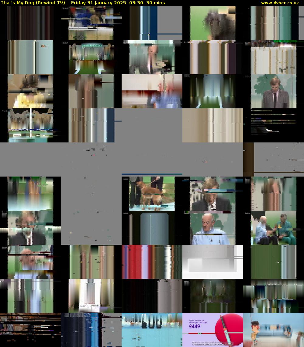 That's My Dog (Rewind TV) Friday 31 January 2025 03:30 - 04:00