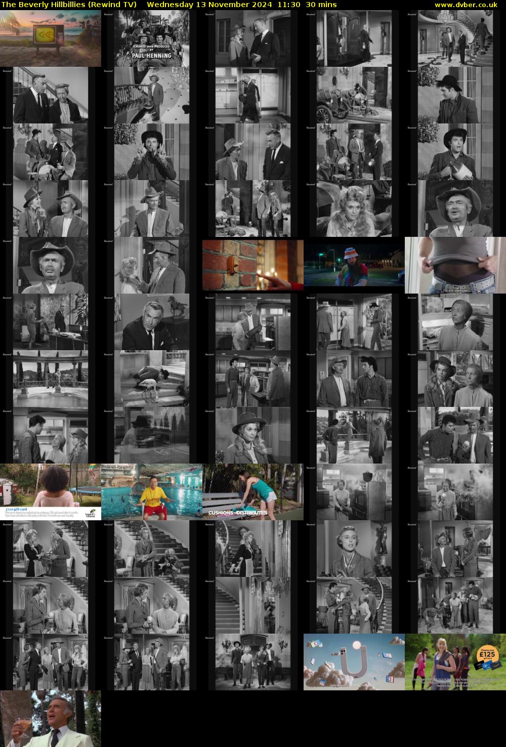 The Beverly Hillbillies (Rewind TV) Wednesday 13 November 2024 11:30 - 12:00