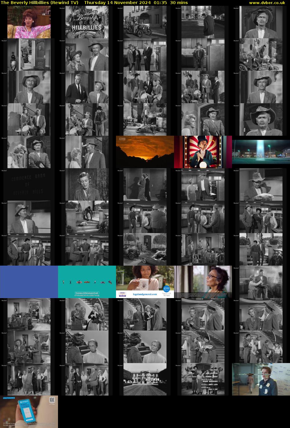 The Beverly Hillbillies (Rewind TV) Thursday 14 November 2024 01:35 - 02:05