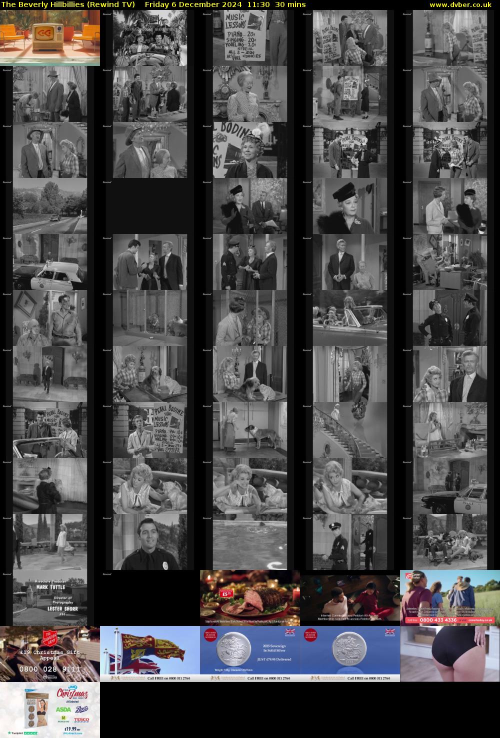 The Beverly Hillbillies (Rewind TV) Friday 6 December 2024 11:30 - 12:00