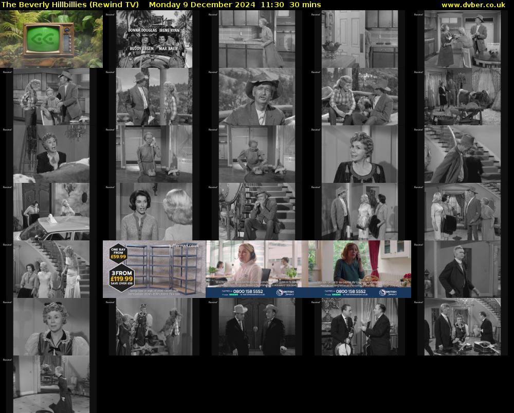 The Beverly Hillbillies (Rewind TV) Monday 9 December 2024 11:30 - 12:00