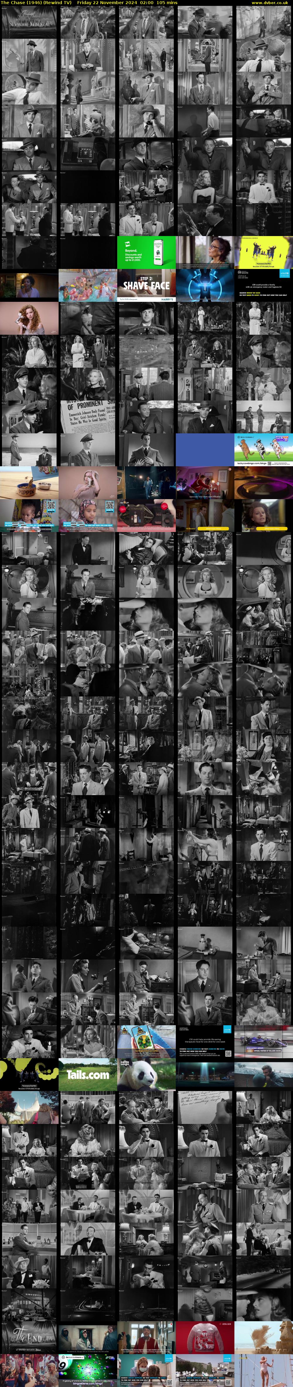 The Chase (1946) (Rewind TV) Friday 22 November 2024 02:00 - 03:45
