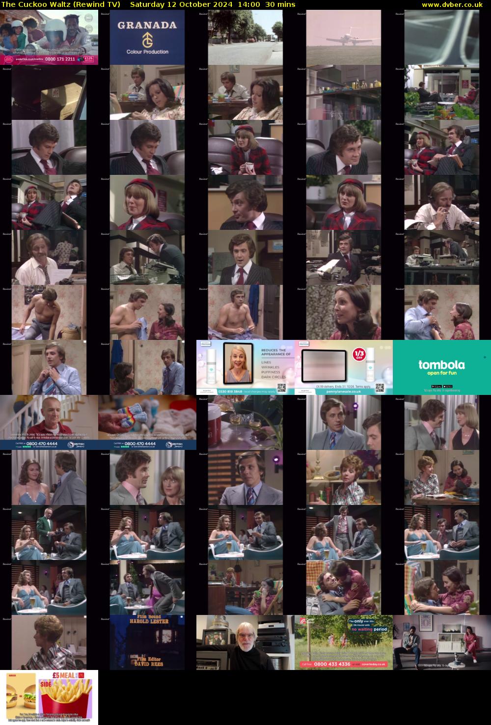 The Cuckoo Waltz (Rewind TV) Saturday 12 October 2024 14:00 - 14:30