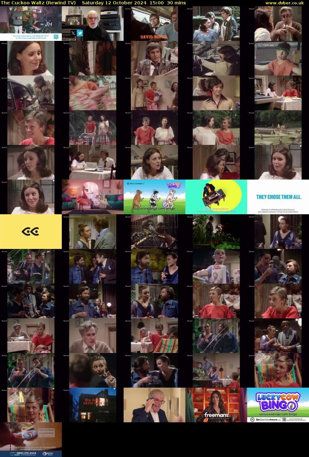 The Cuckoo Waltz (Rewind TV) Saturday 12 October 2024 15:00 - 15:30