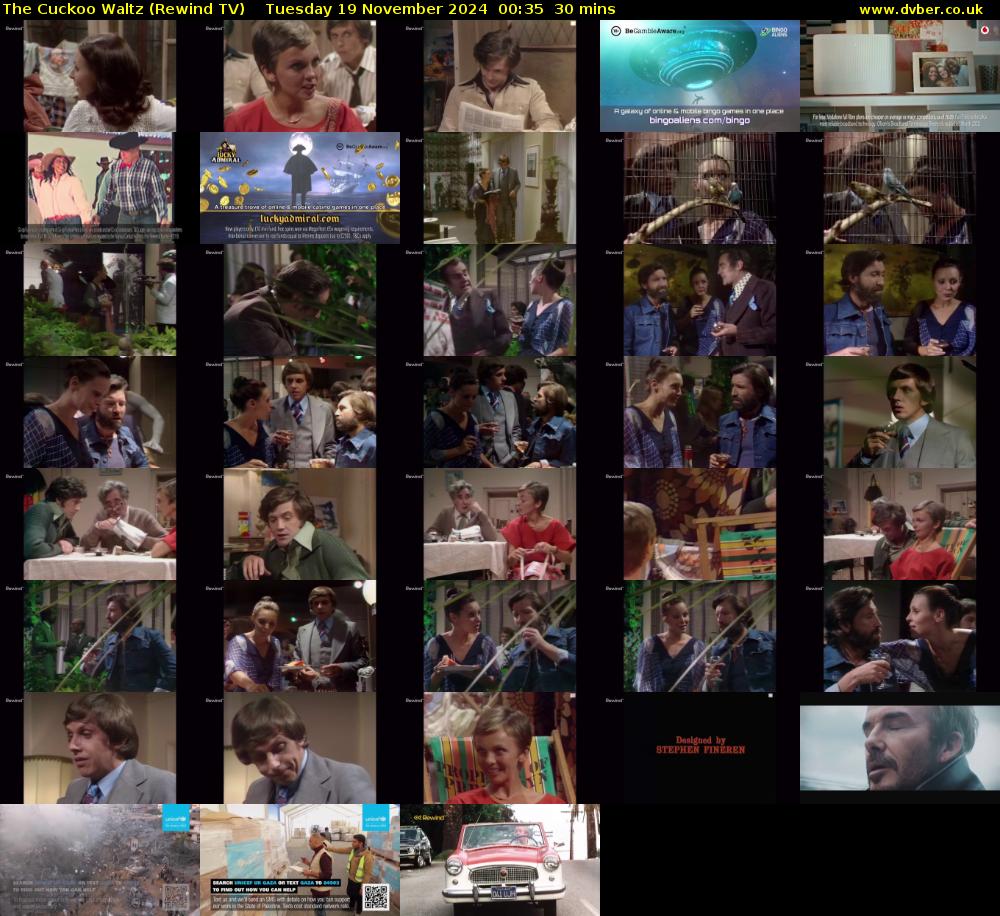 The Cuckoo Waltz (Rewind TV) Tuesday 19 November 2024 00:35 - 01:05