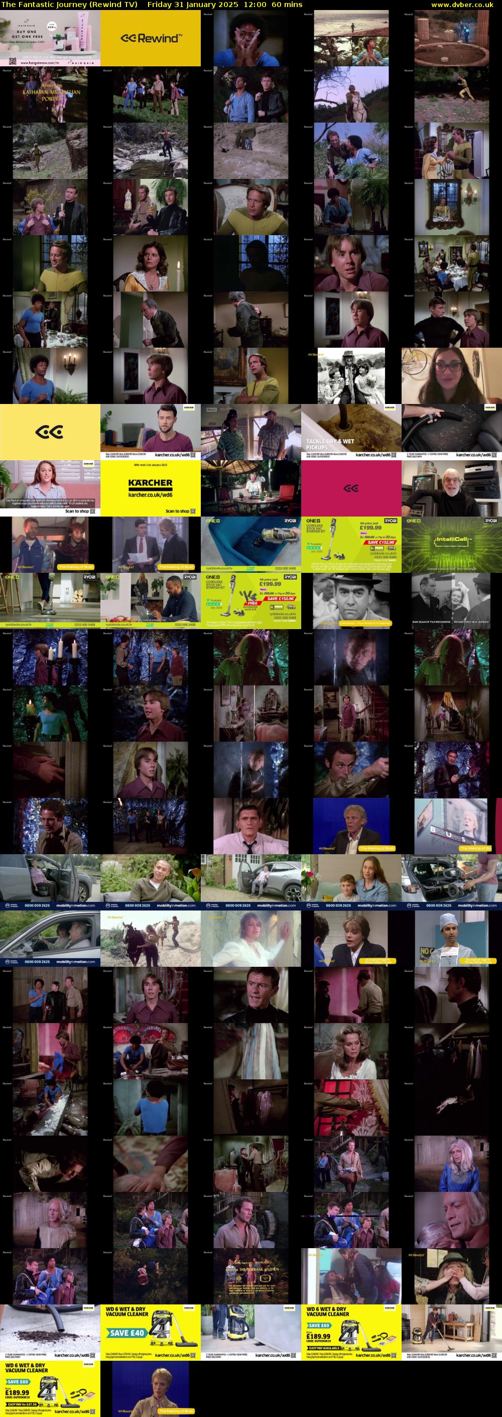 The Fantastic Journey (Rewind TV) Friday 31 January 2025 12:00 - 13:00