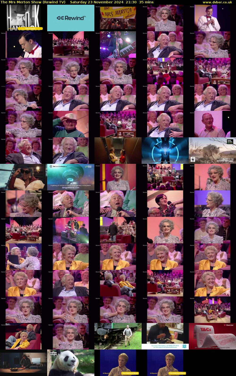 The Mrs Merton Show (Rewind TV) Saturday 23 November 2024 21:30 - 22:05
