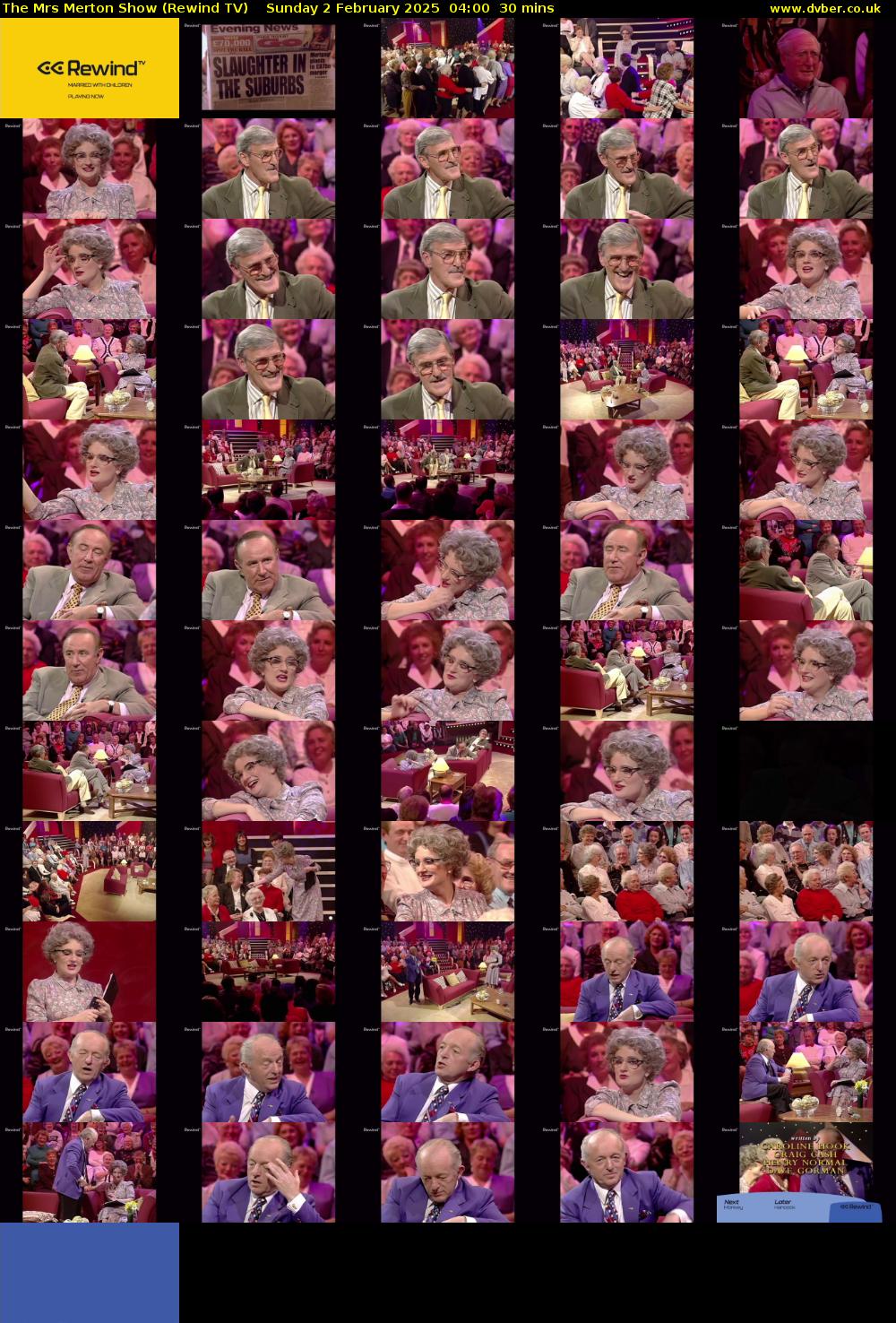 The Mrs Merton Show (Rewind TV) Sunday 2 February 2025 04:00 - 04:30