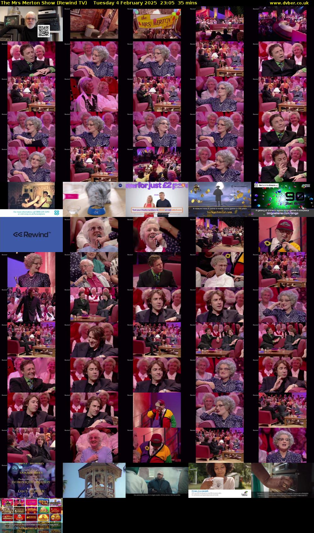 The Mrs Merton Show (Rewind TV) Tuesday 4 February 2025 23:05 - 23:40