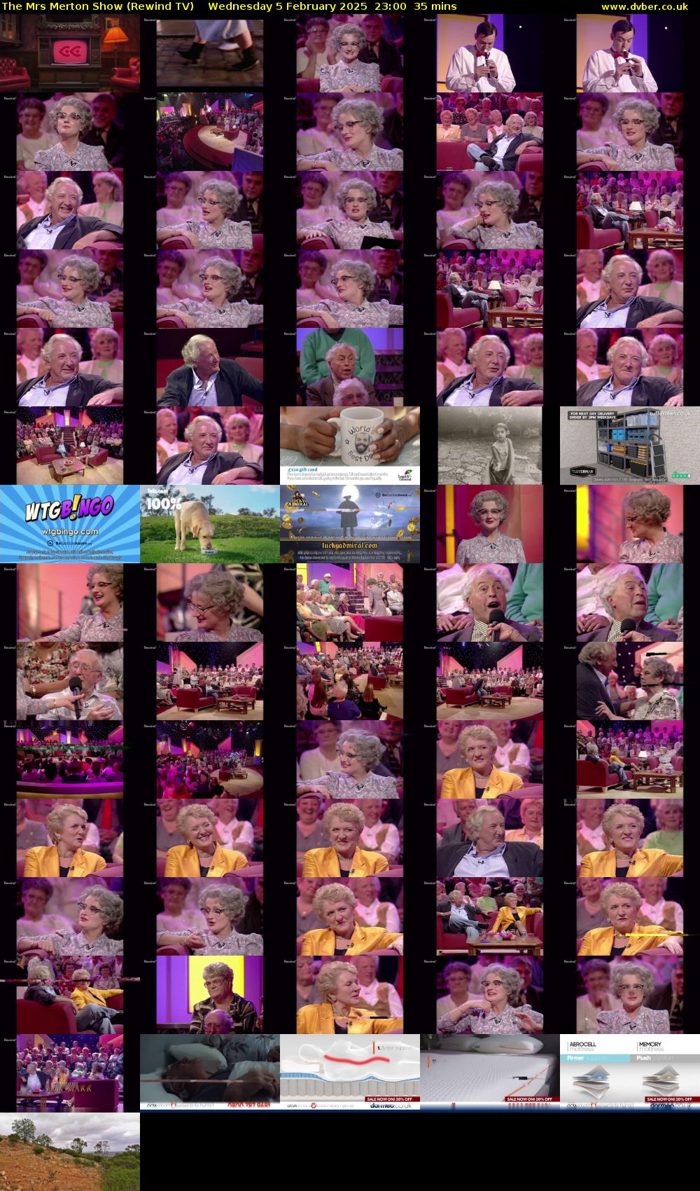 The Mrs Merton Show (Rewind TV) Wednesday 5 February 2025 23:00 - 23:35