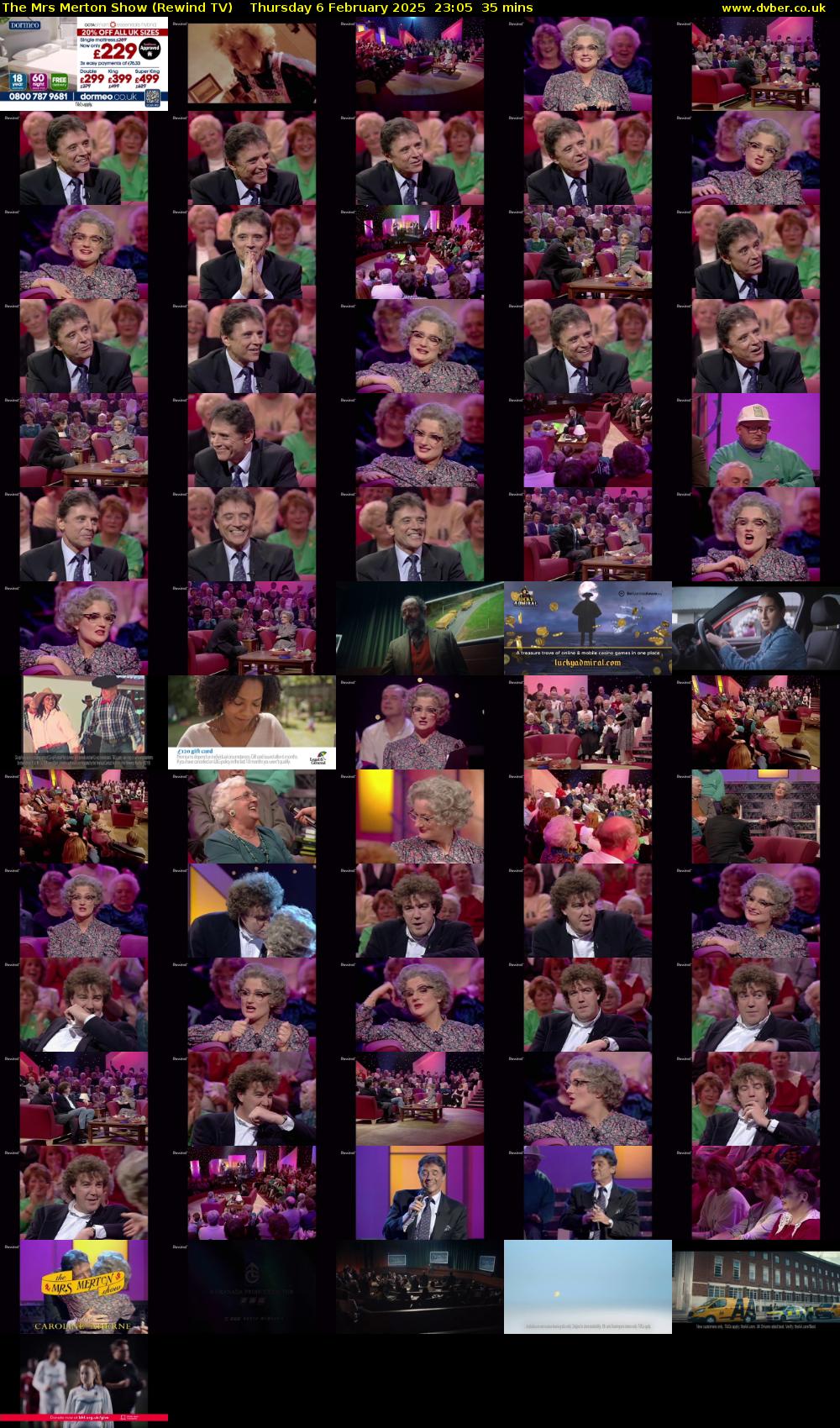 The Mrs Merton Show (Rewind TV) Thursday 6 February 2025 23:05 - 23:40