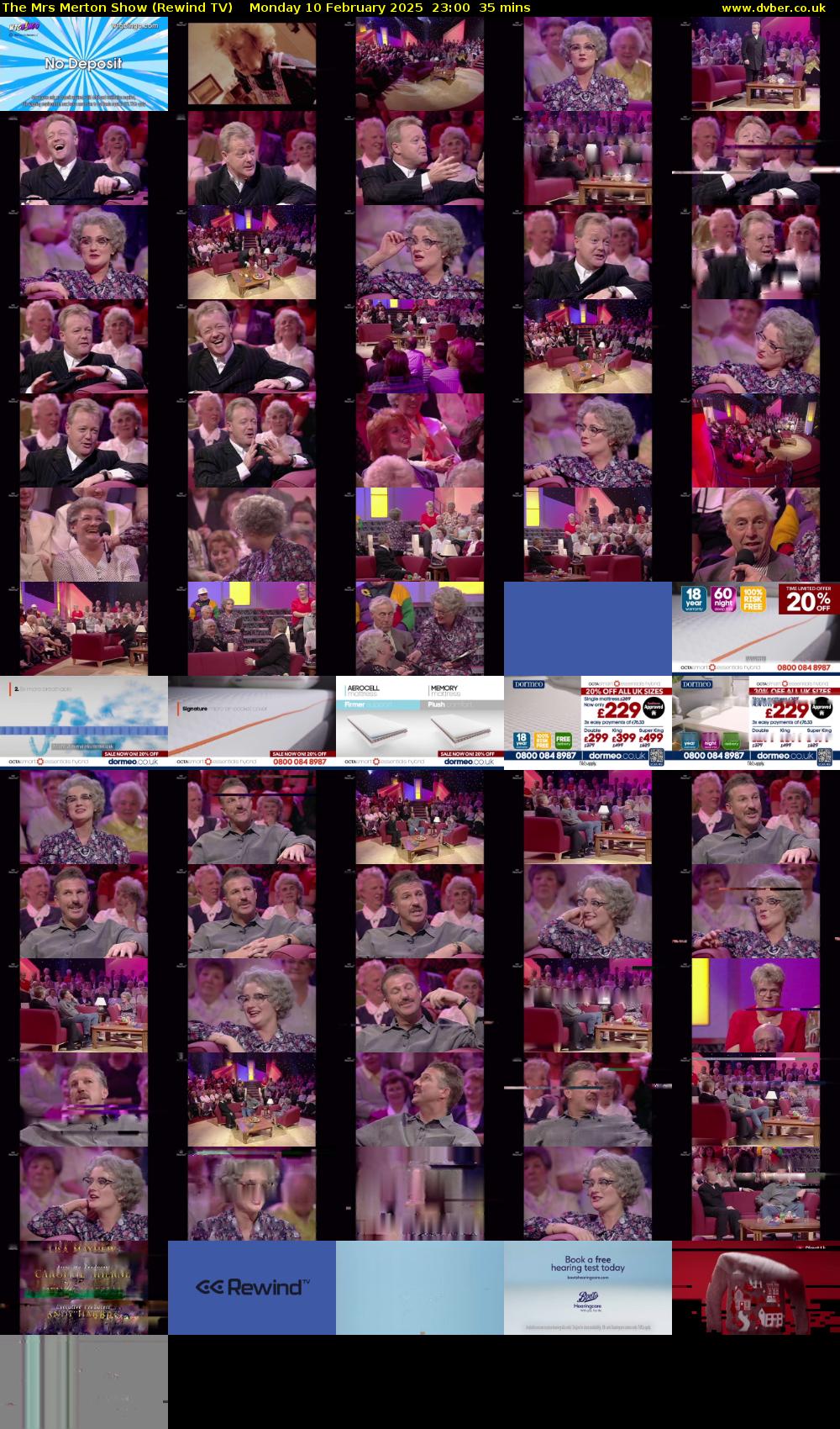 The Mrs Merton Show (Rewind TV) Monday 10 February 2025 23:00 - 23:35