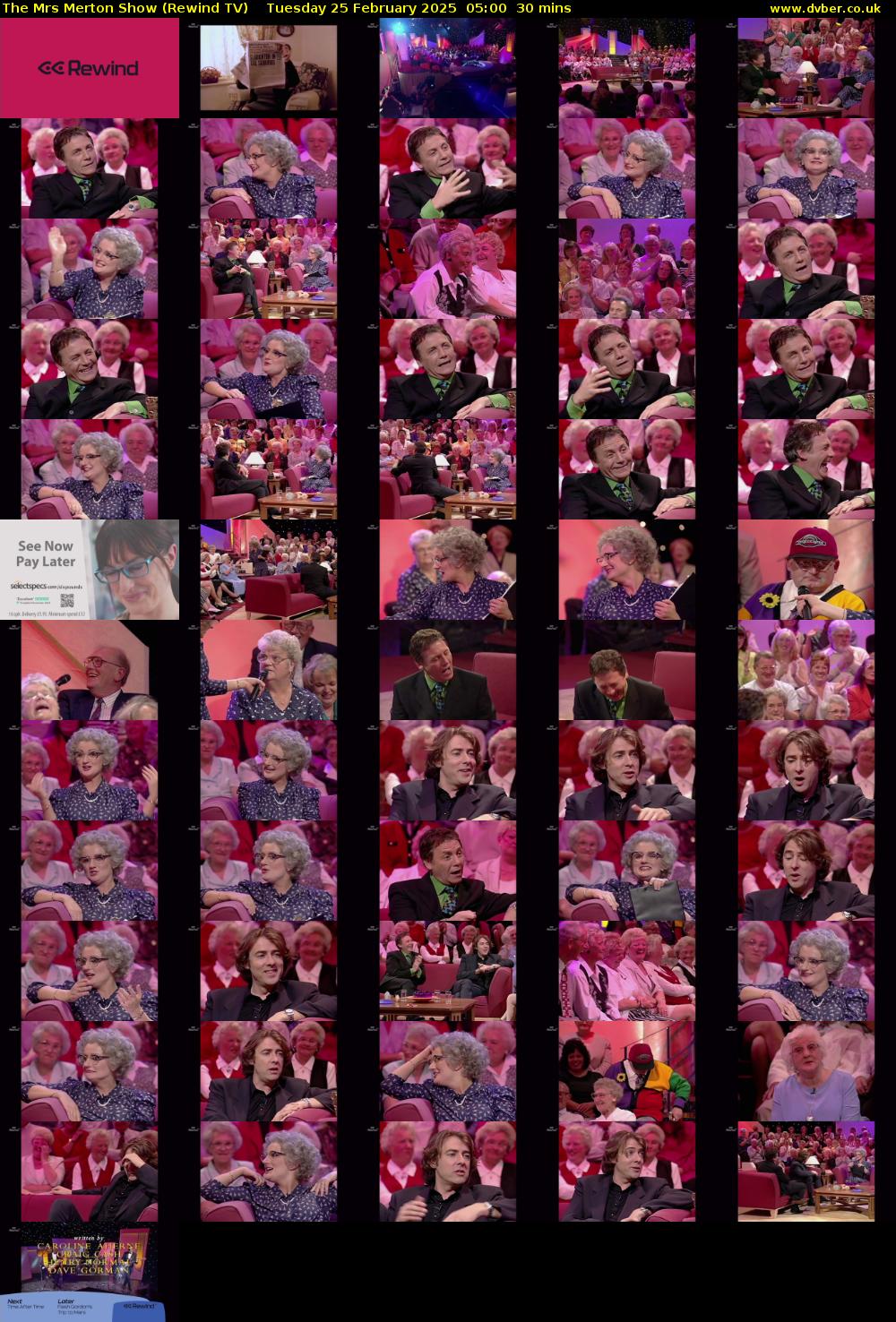 The Mrs Merton Show (Rewind TV) Tuesday 25 February 2025 05:00 - 05:30