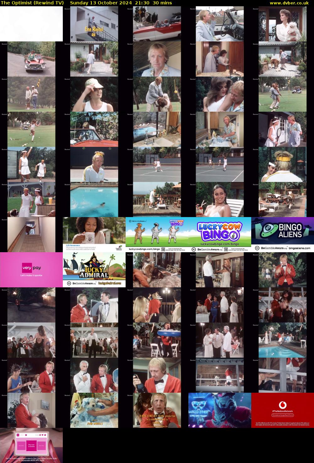 The Optimist (Rewind TV) Sunday 13 October 2024 21:30 - 22:00