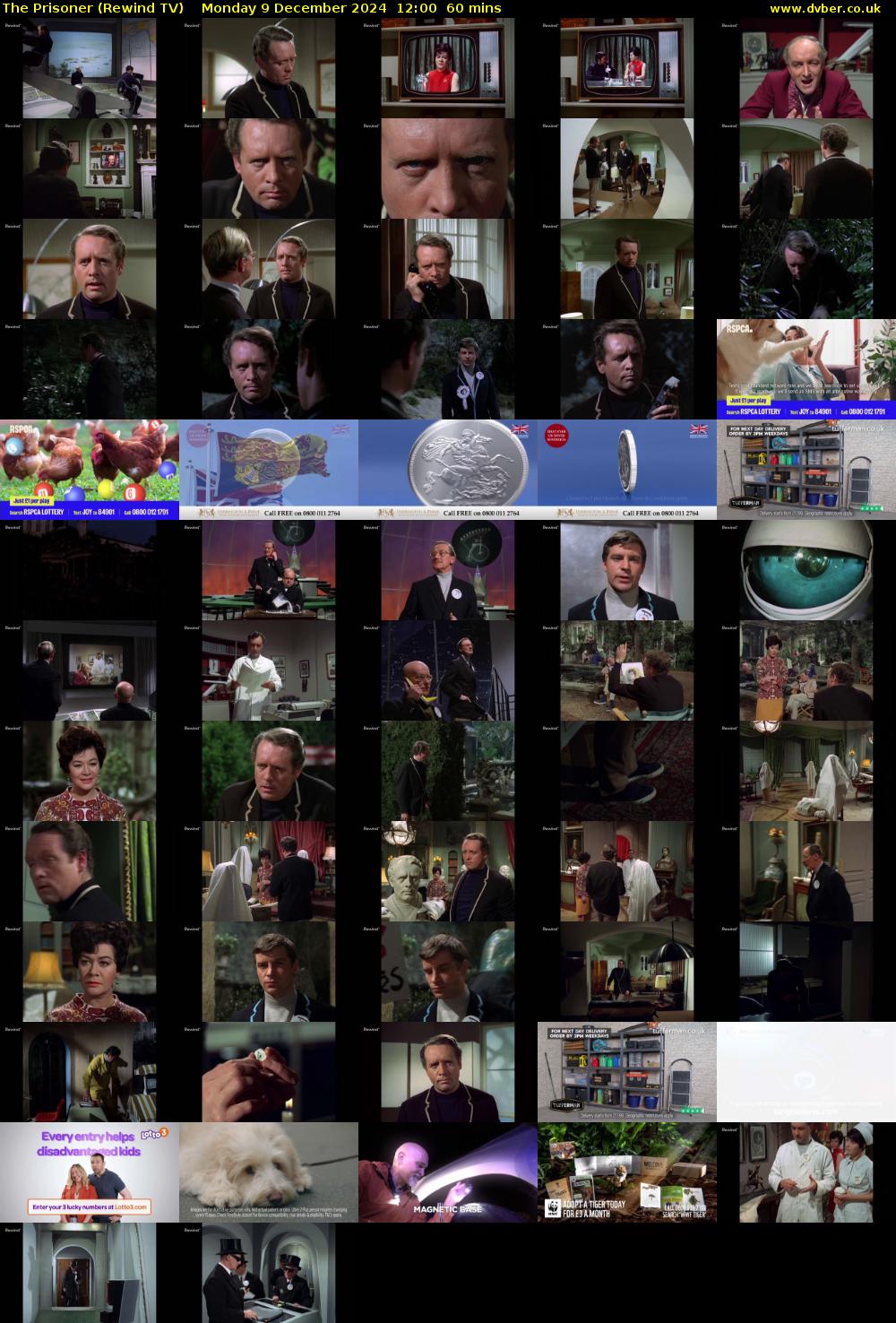 The Prisoner (Rewind TV) Monday 9 December 2024 12:00 - 13:00