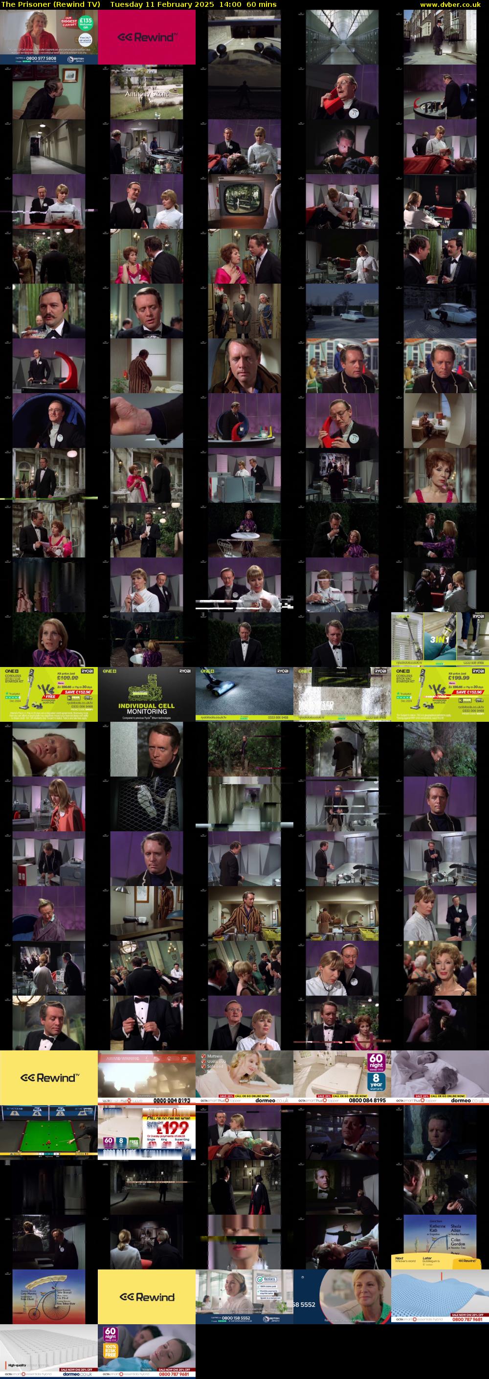 The Prisoner (Rewind TV) Tuesday 11 February 2025 14:00 - 15:00