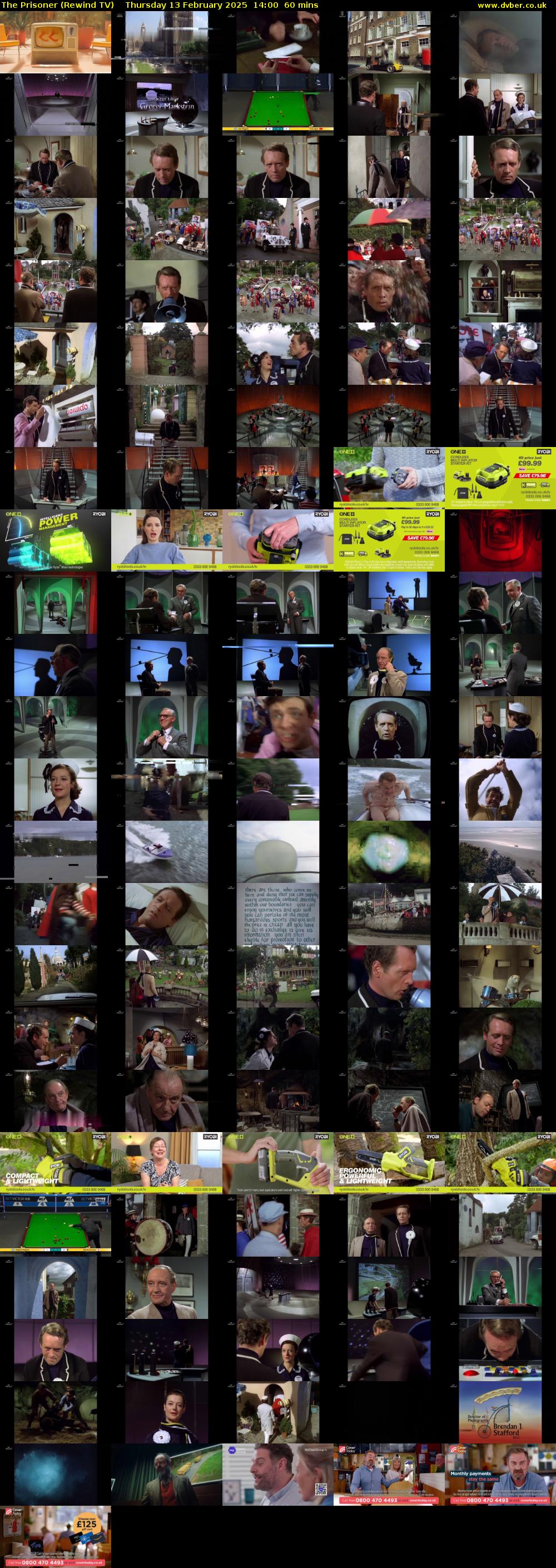 The Prisoner (Rewind TV) Thursday 13 February 2025 14:00 - 15:00