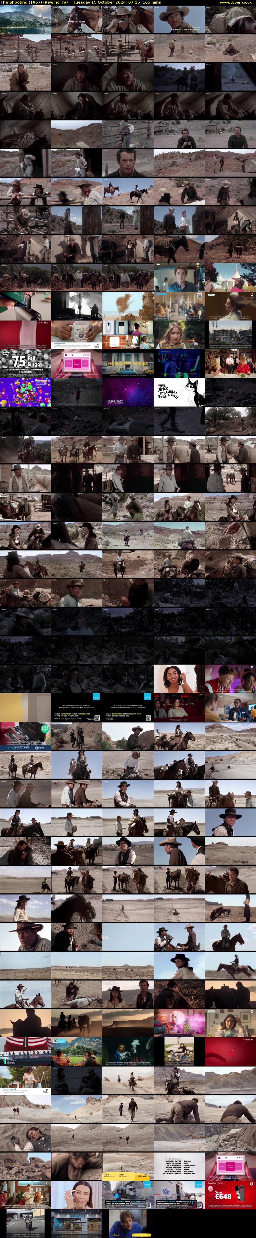 The Shooting (1967) (Rewind TV) Tuesday 15 October 2024 07:15 - 09:00
