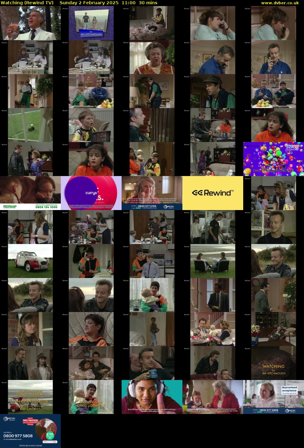 Watching (Rewind TV) Sunday 2 February 2025 11:00 - 11:30