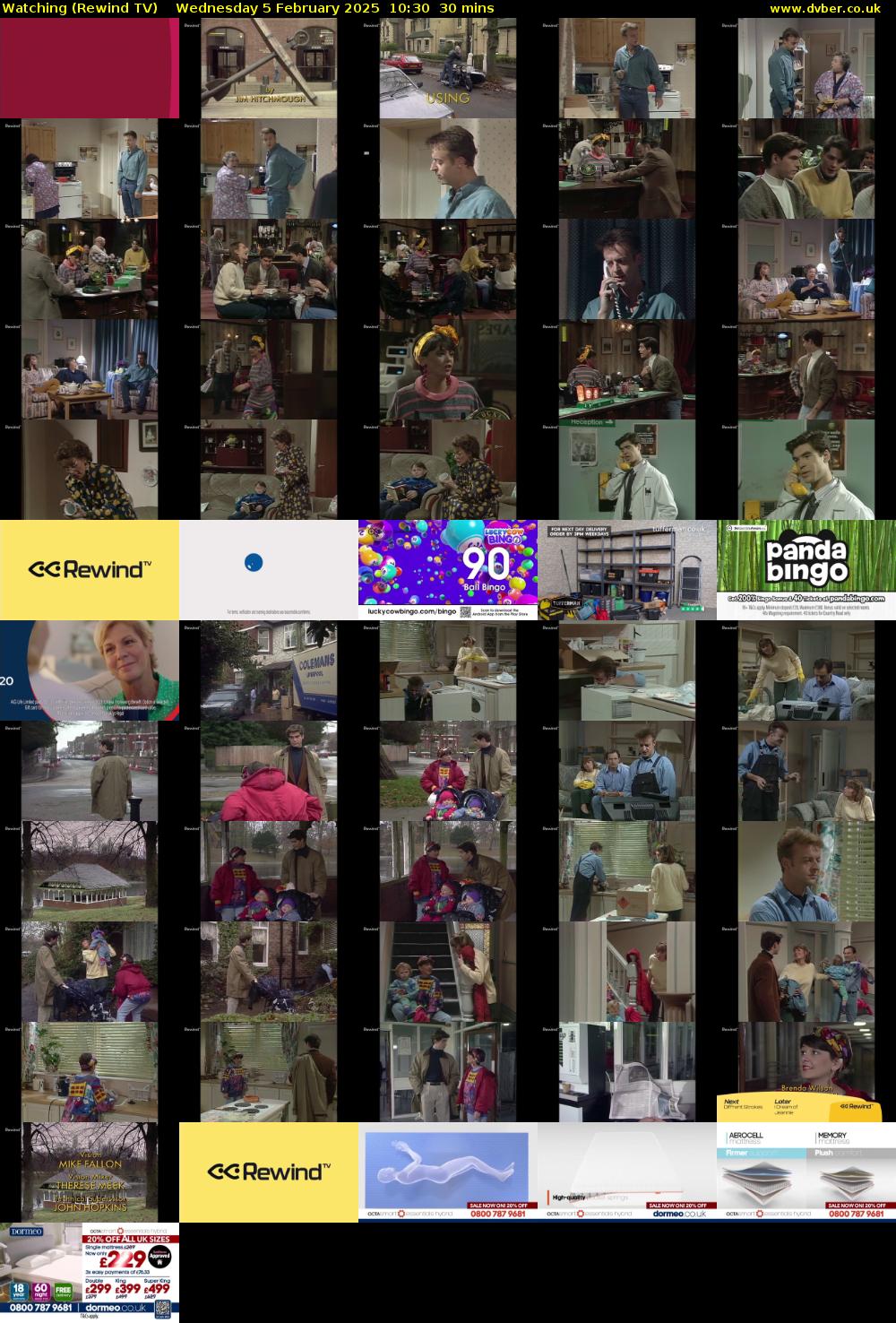 Watching (Rewind TV) Wednesday 5 February 2025 10:30 - 11:00