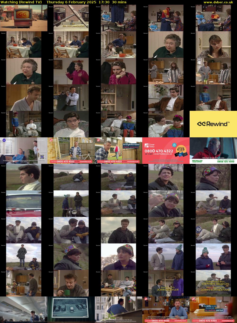 Watching (Rewind TV) Thursday 6 February 2025 17:30 - 18:00