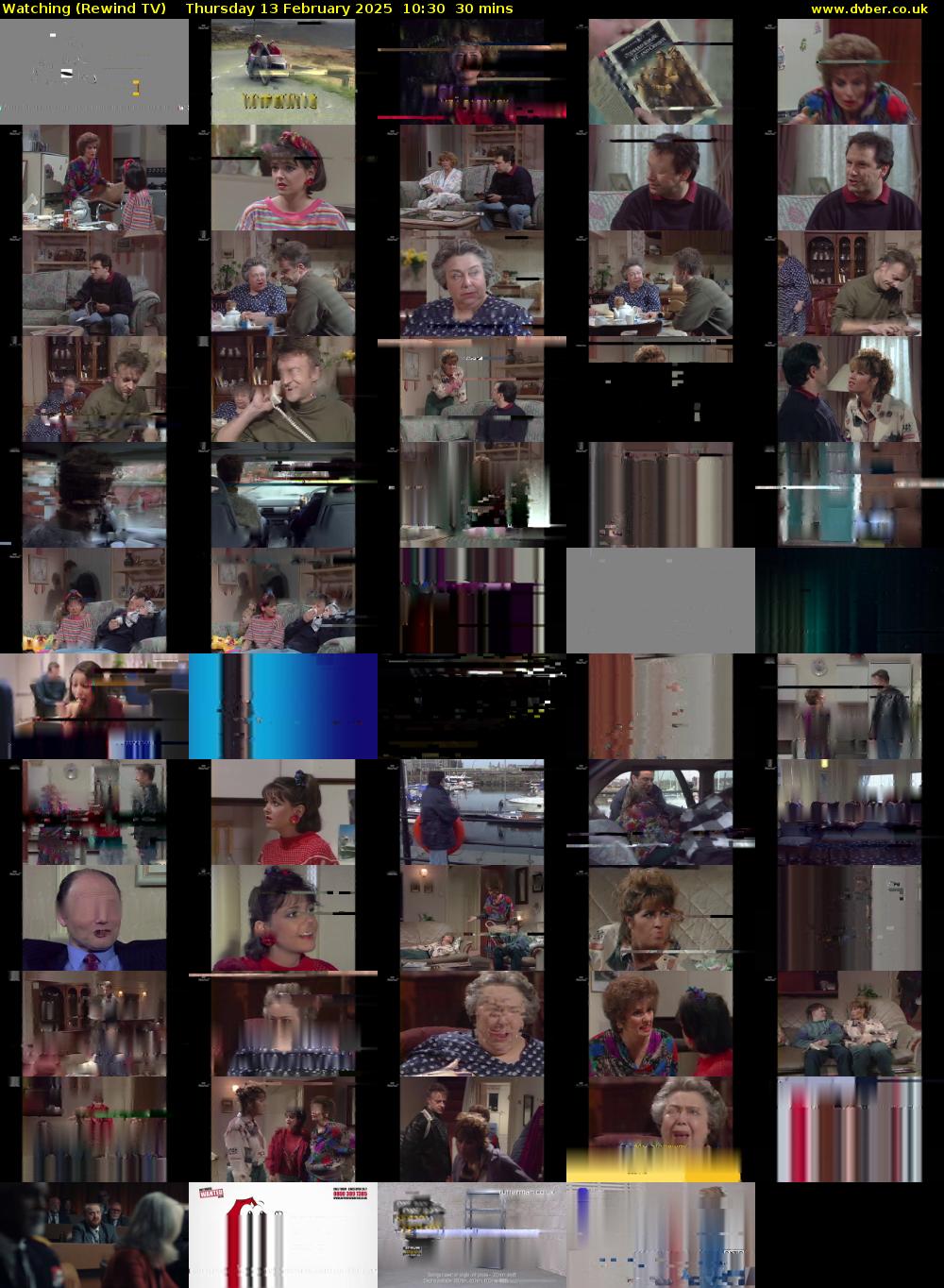 Watching (Rewind TV) Thursday 13 February 2025 10:30 - 11:00