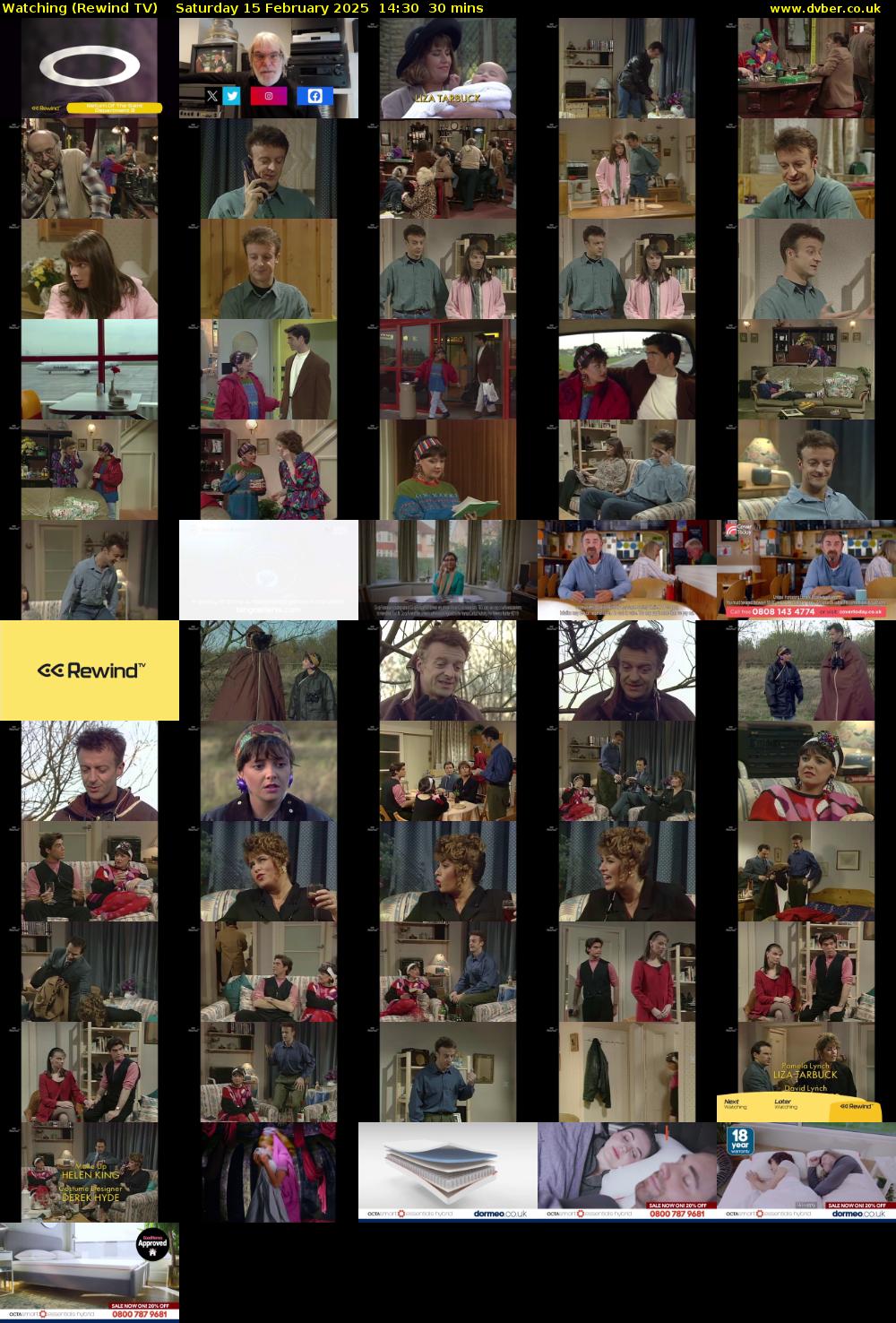 Watching (Rewind TV) Saturday 15 February 2025 14:30 - 15:00
