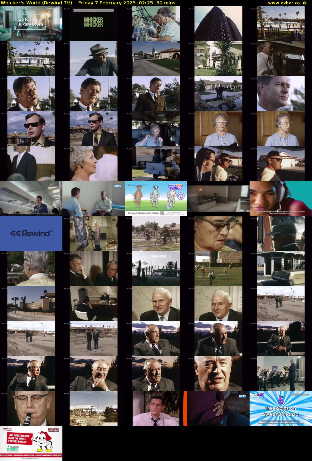 Whicker's World (Rewind TV) Friday 7 February 2025 02:25 - 02:55