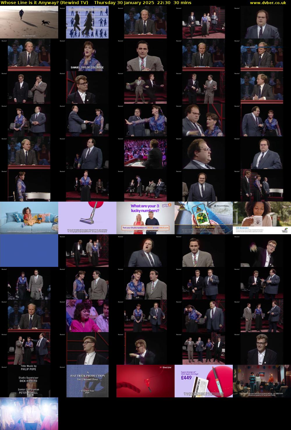 Whose Line is it Anyway? (Rewind TV) Thursday 30 January 2025 22:30 - 23:00