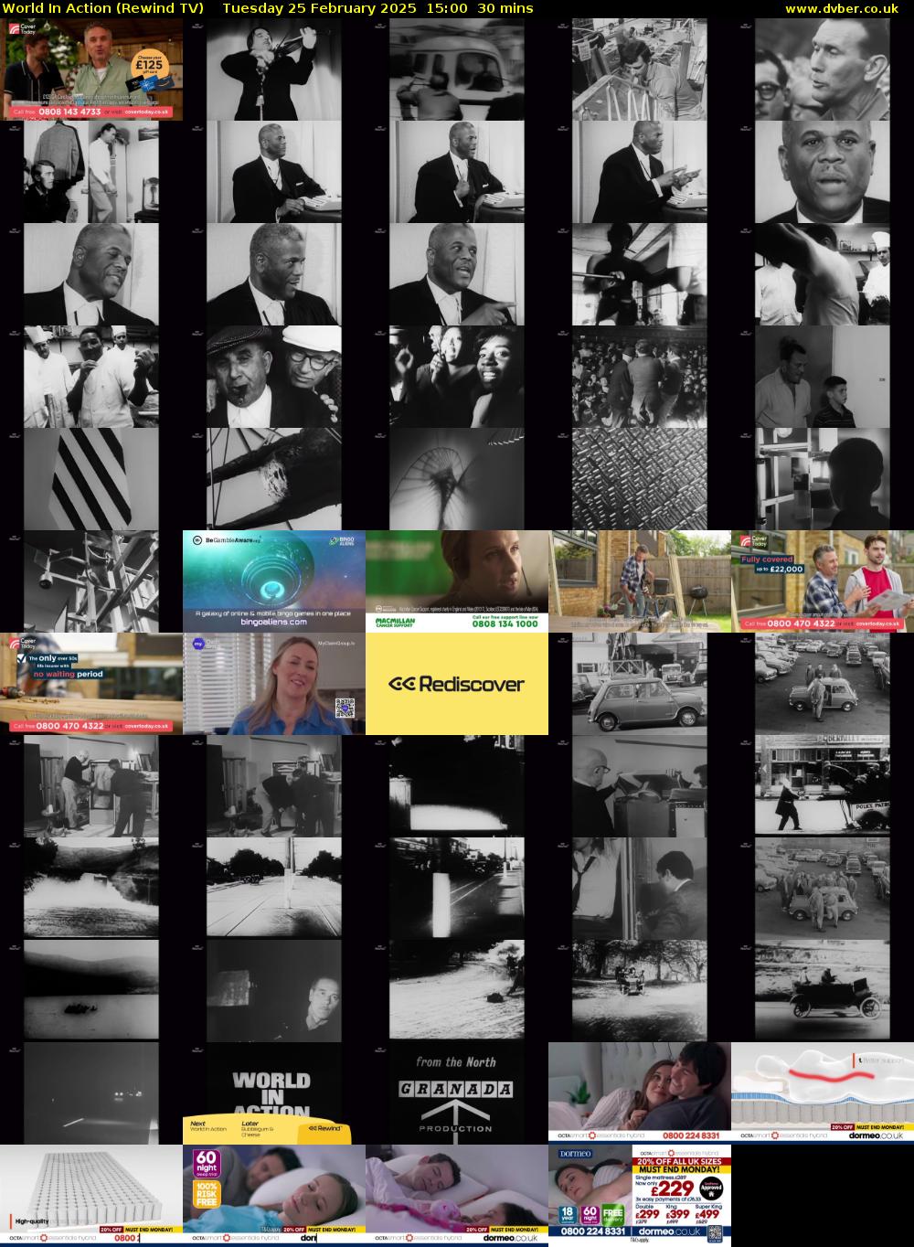 World In Action (Rewind TV) Tuesday 25 February 2025 15:00 - 15:30