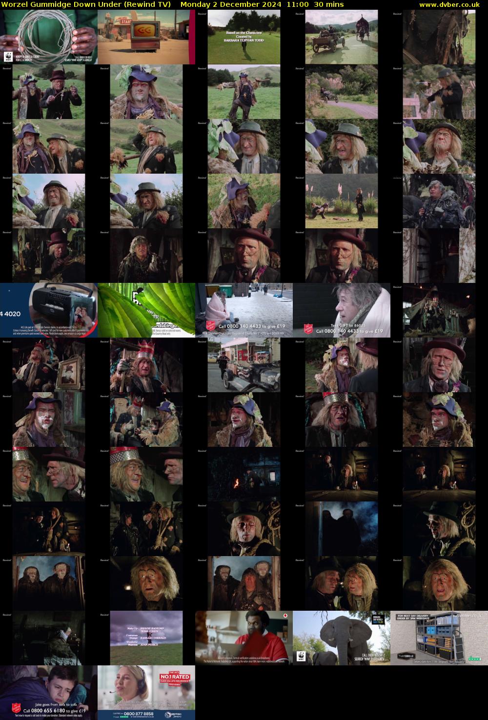 Worzel Gummidge Down Under (Rewind TV) Monday 2 December 2024 11:00 - 11:30