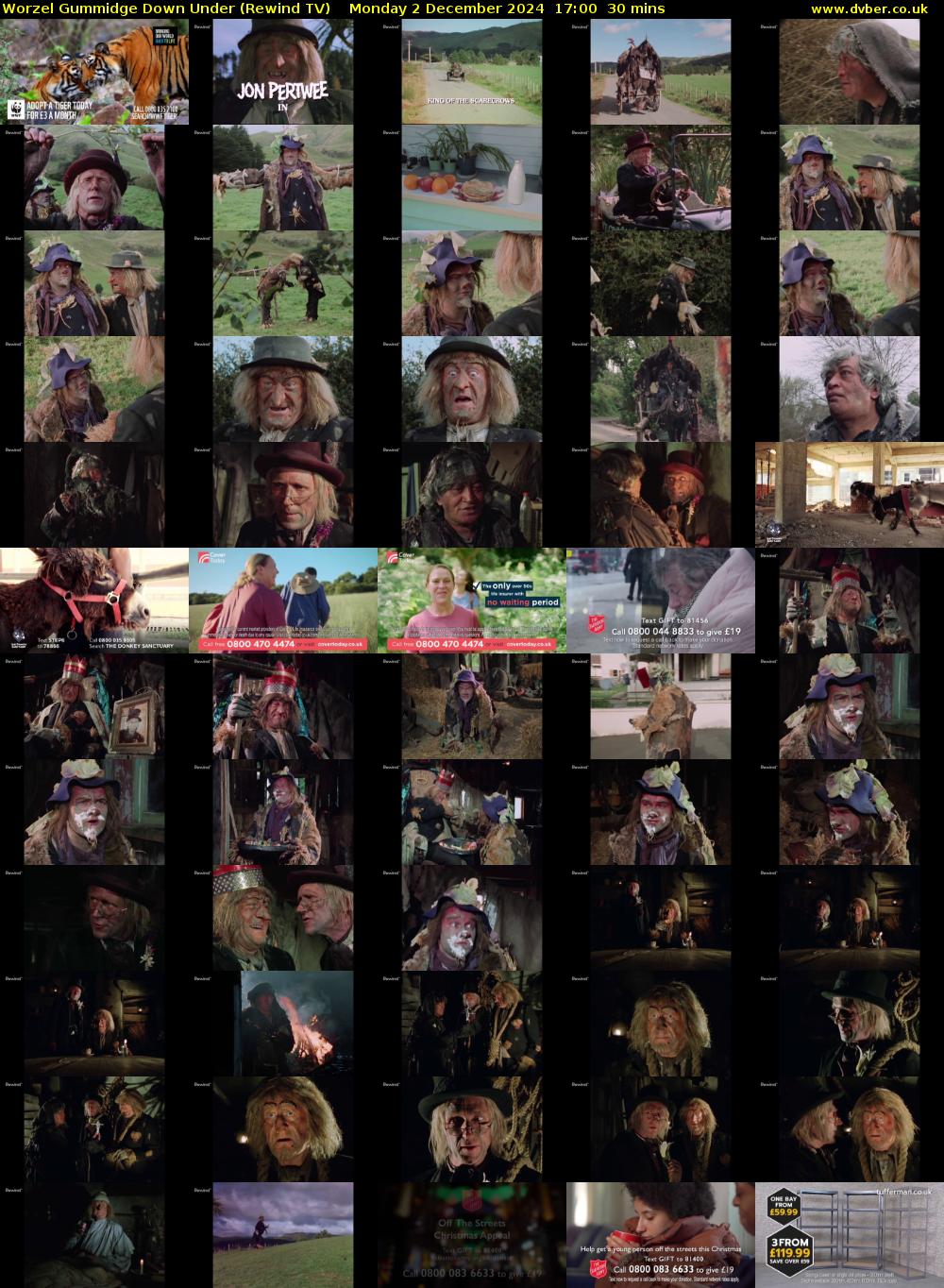 Worzel Gummidge Down Under (Rewind TV) Monday 2 December 2024 17:00 - 17:30