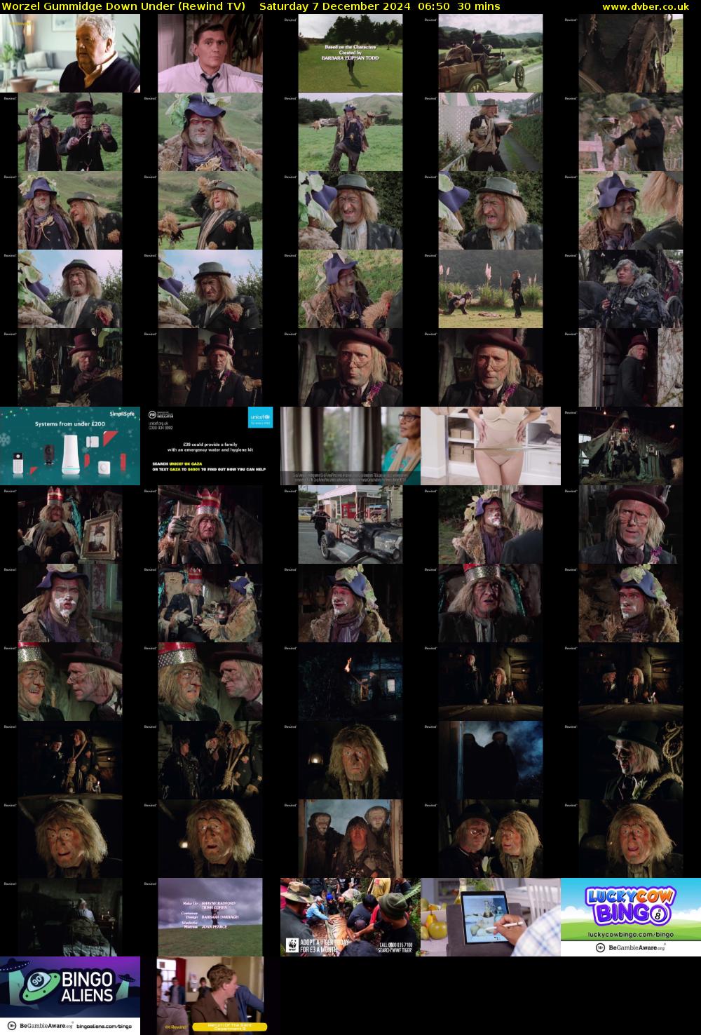 Worzel Gummidge Down Under (Rewind TV) Saturday 7 December 2024 06:50 - 07:20