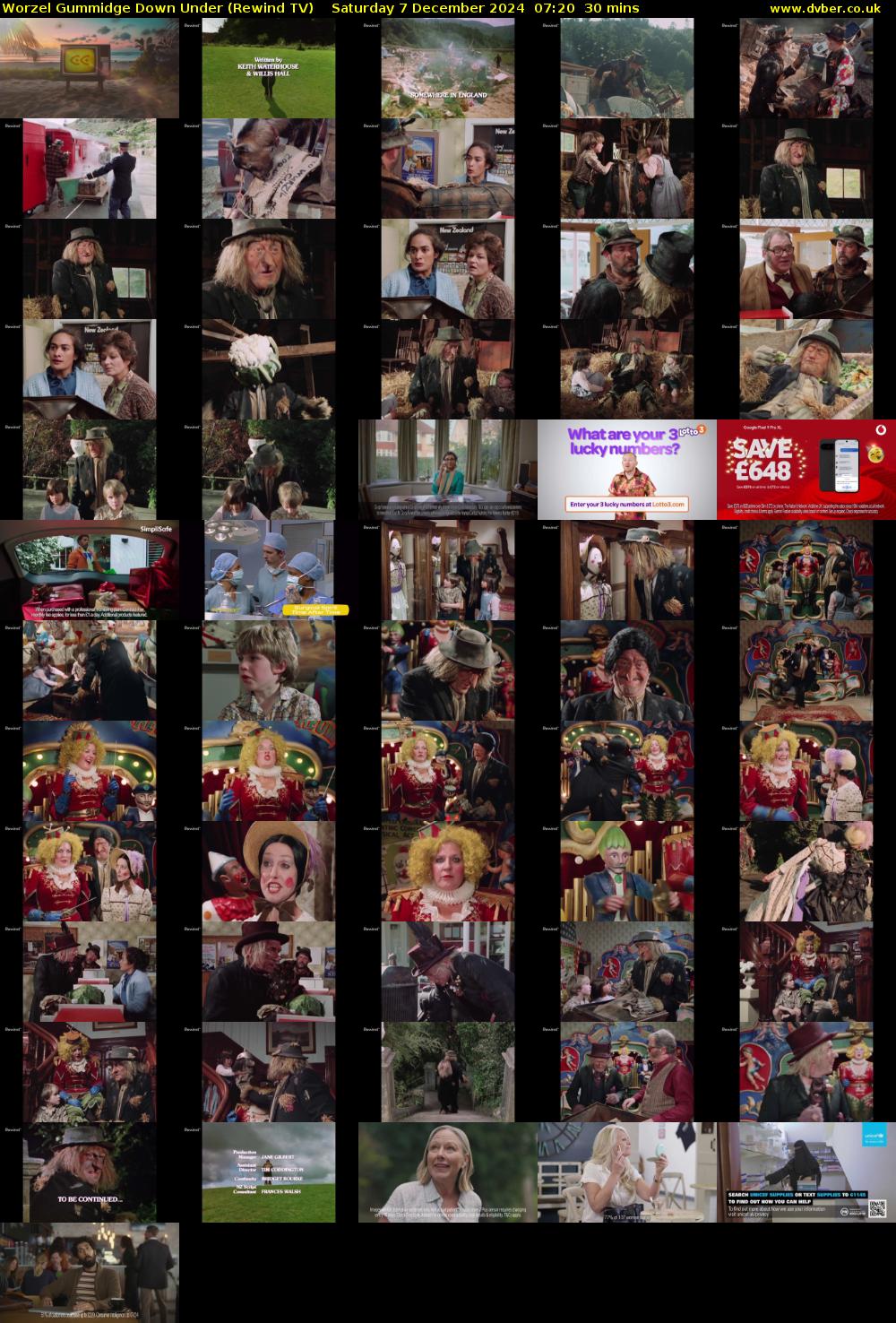 Worzel Gummidge Down Under (Rewind TV) Saturday 7 December 2024 07:20 - 07:50