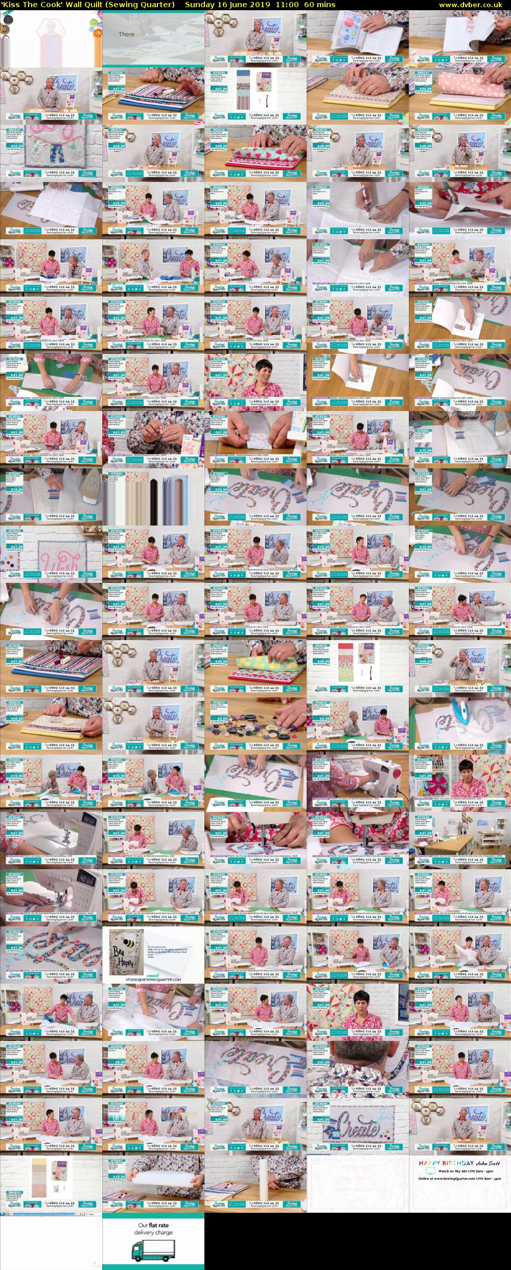 'Kiss The Cook' Wall Quilt (Sewing Quarter) Sunday 16 June 2019 11:00 - 12:00