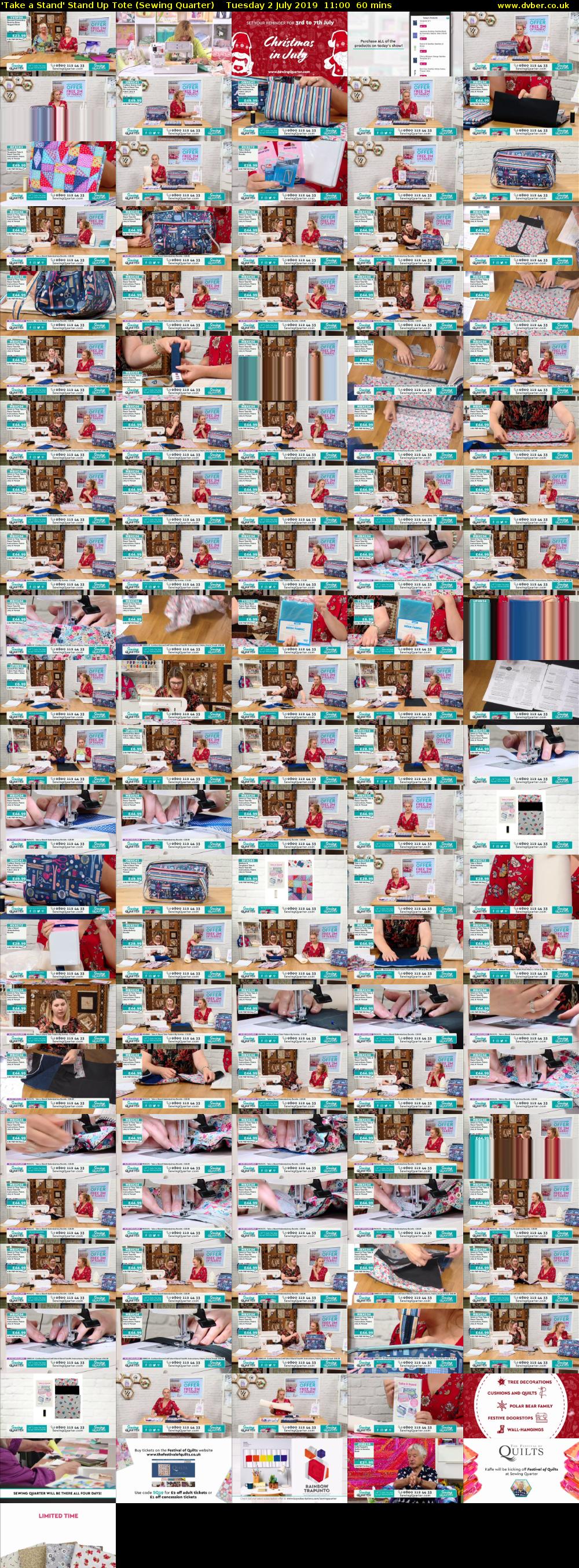 'Take a Stand' Stand Up Tote (Sewing Quarter) Tuesday 2 July 2019 11:00 - 12:00
