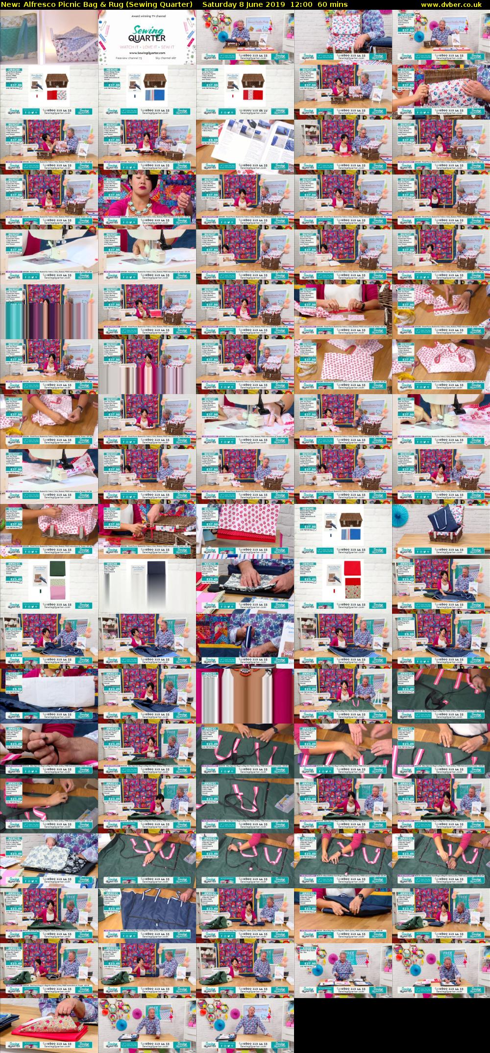 Alfresco Picnic Bag & Rug (Sewing Quarter) Saturday 8 June 2019 12:00 - 13:00