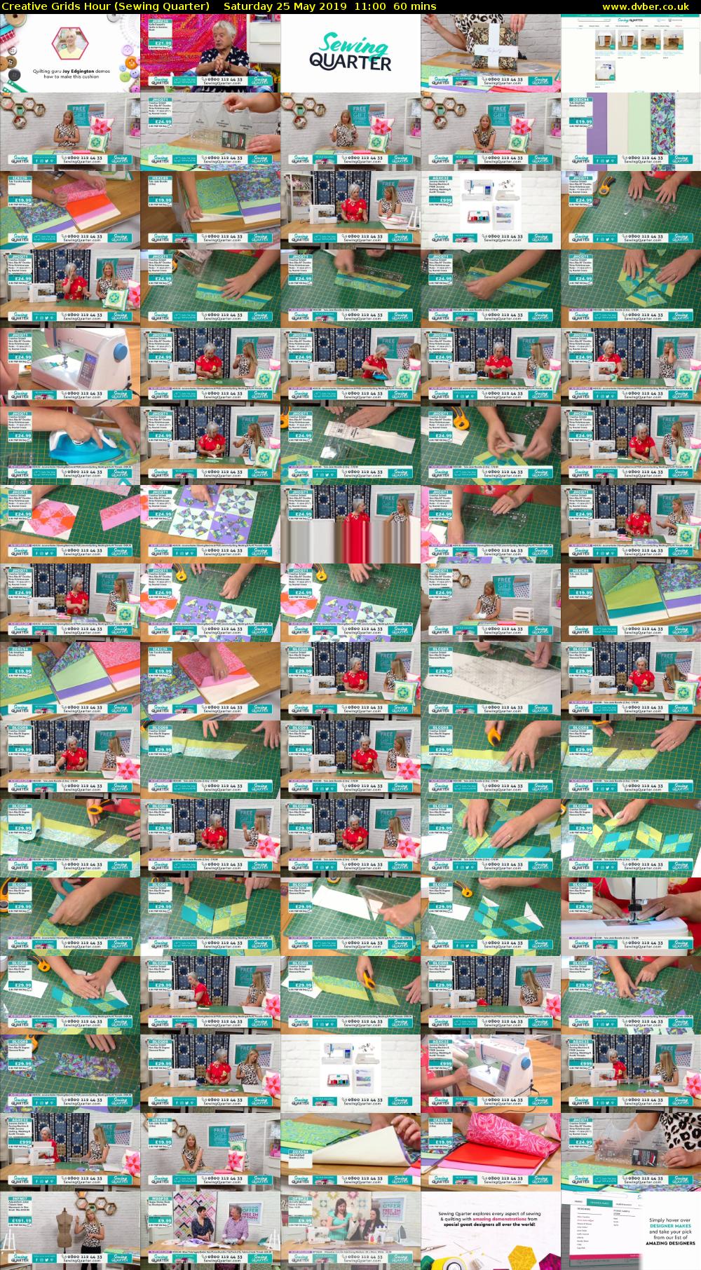Creative Grids Hour (Sewing Quarter) Saturday 25 May 2019 11:00 - 12:00