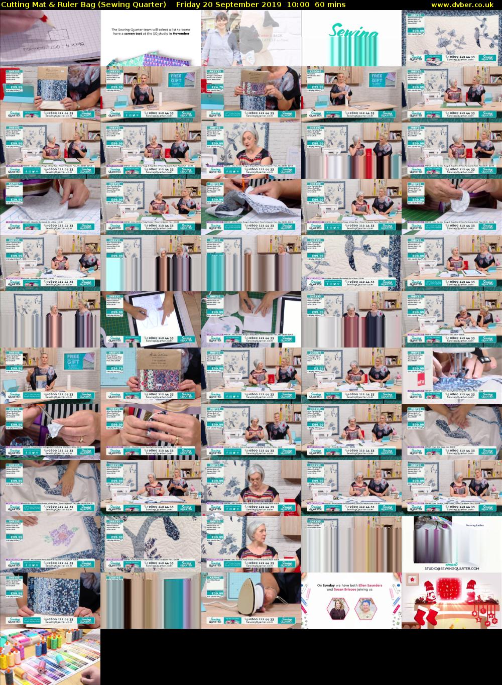 Cutting Mat & Ruler Bag (Sewing Quarter) Friday 20 September 2019 10:00 - 11:00