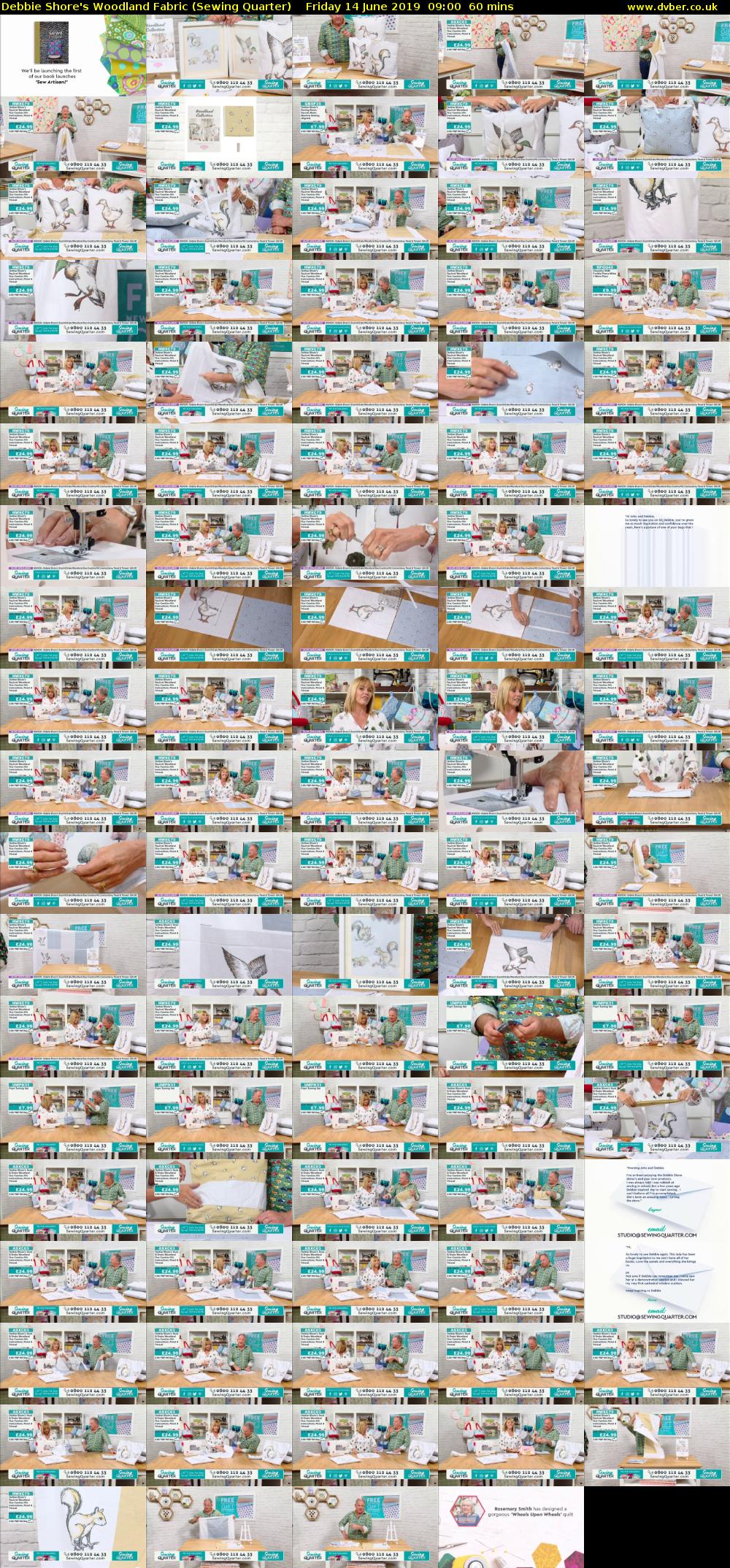 Debbie Shore's Woodland Fabric (Sewing Quarter) Friday 14 June 2019 09:00 - 10:00