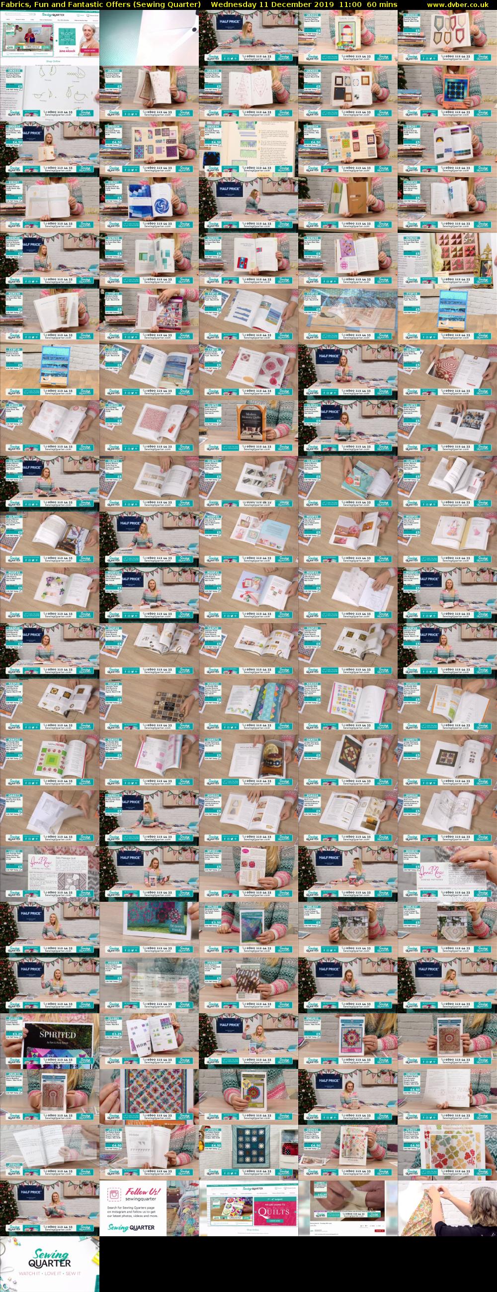 Fabrics, Fun and Fantastic Offers (Sewing Quarter) Wednesday 11 December 2019 11:00 - 12:00