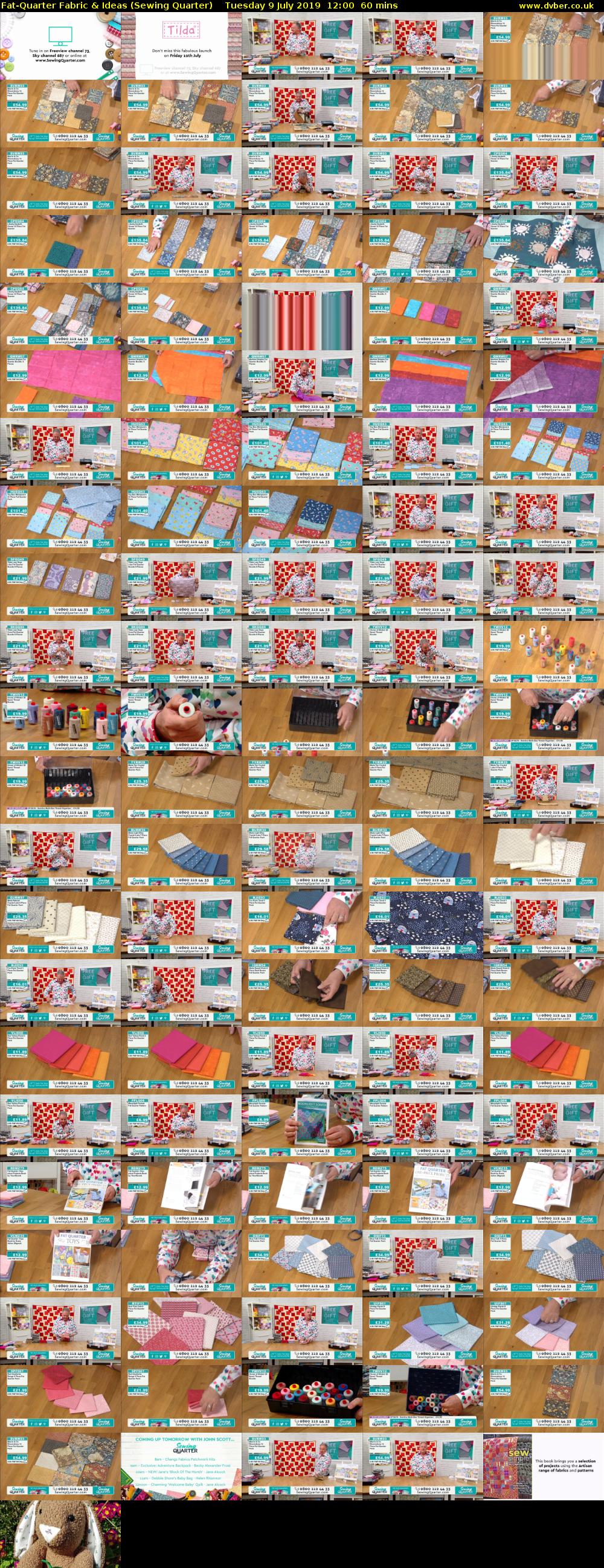 Fat-Quarter Fabric & Ideas (Sewing Quarter) Tuesday 9 July 2019 12:00 - 13:00