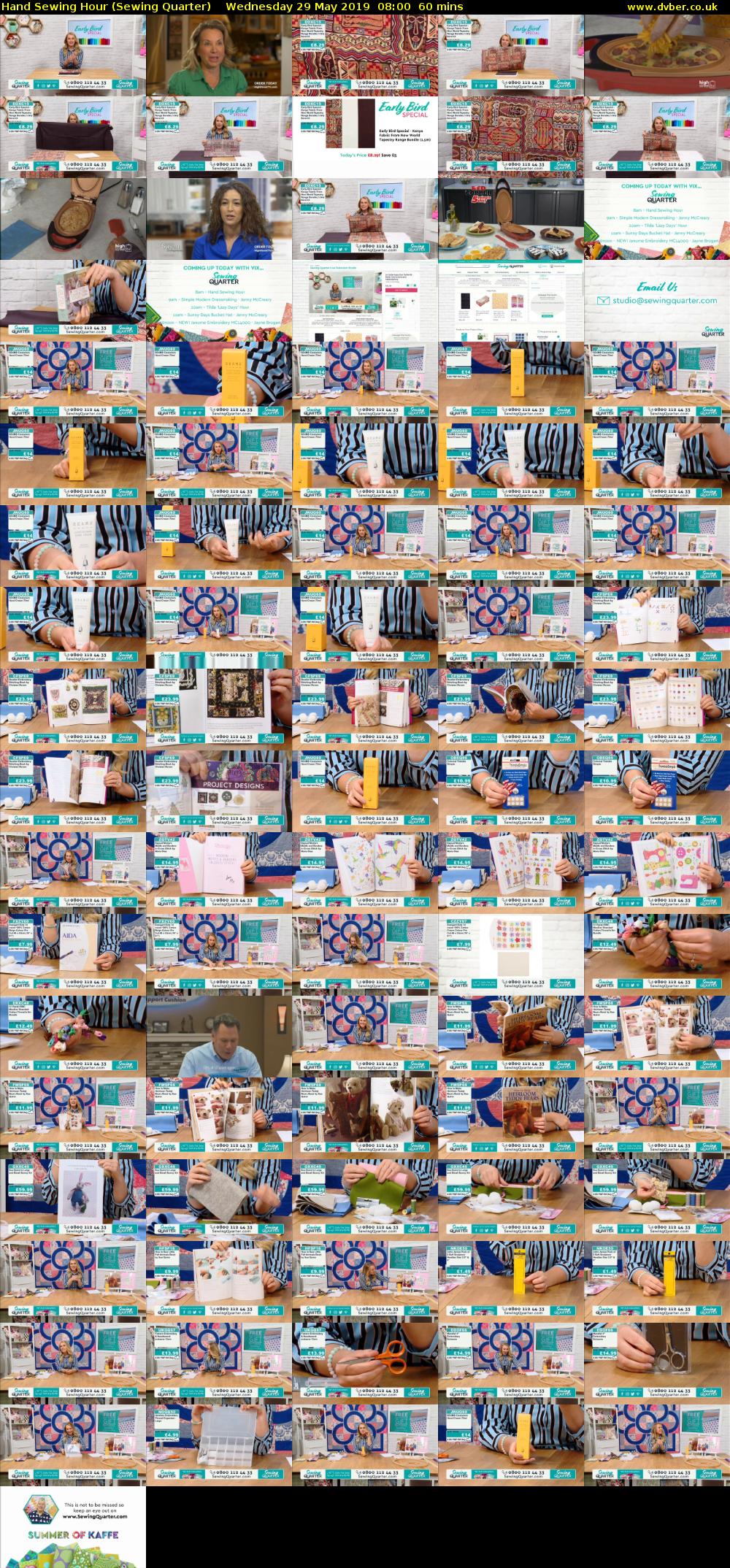 Hand Sewing Hour (Sewing Quarter) Wednesday 29 May 2019 08:00 - 09:00