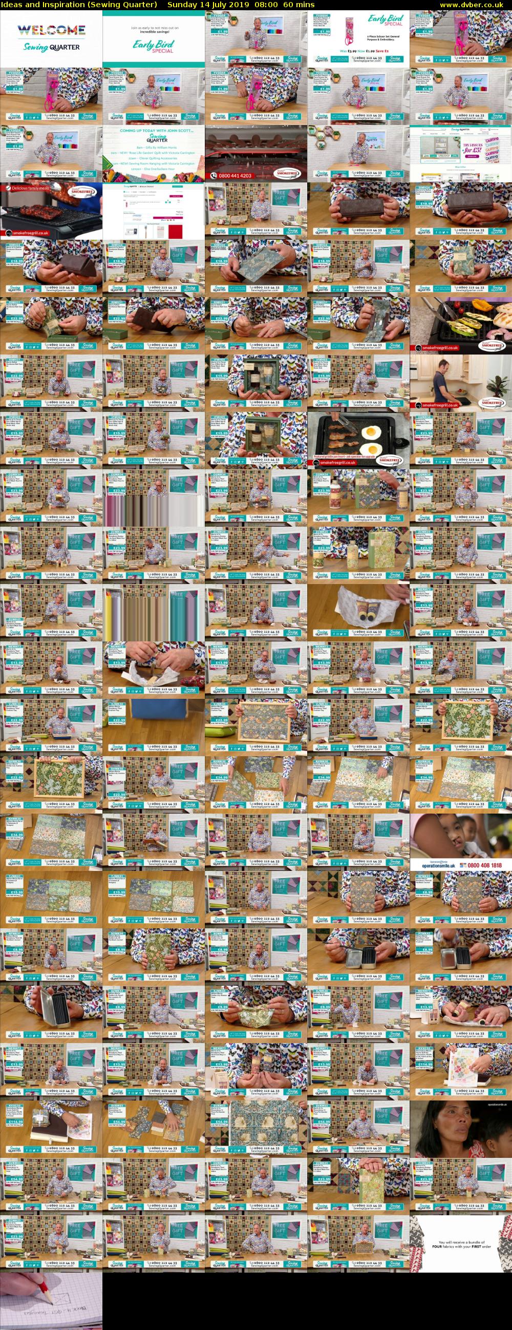 Ideas and Inspiration (Sewing Quarter) Sunday 14 July 2019 08:00 - 09:00