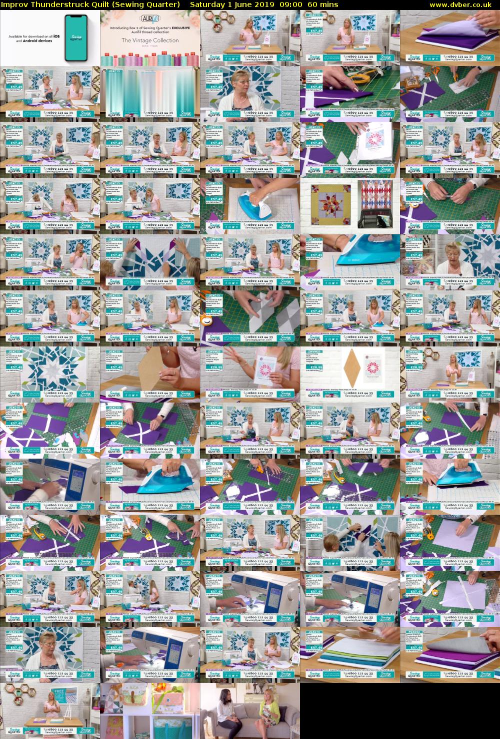 Improv Thunderstruck Quilt (Sewing Quarter) Saturday 1 June 2019 09:00 - 10:00