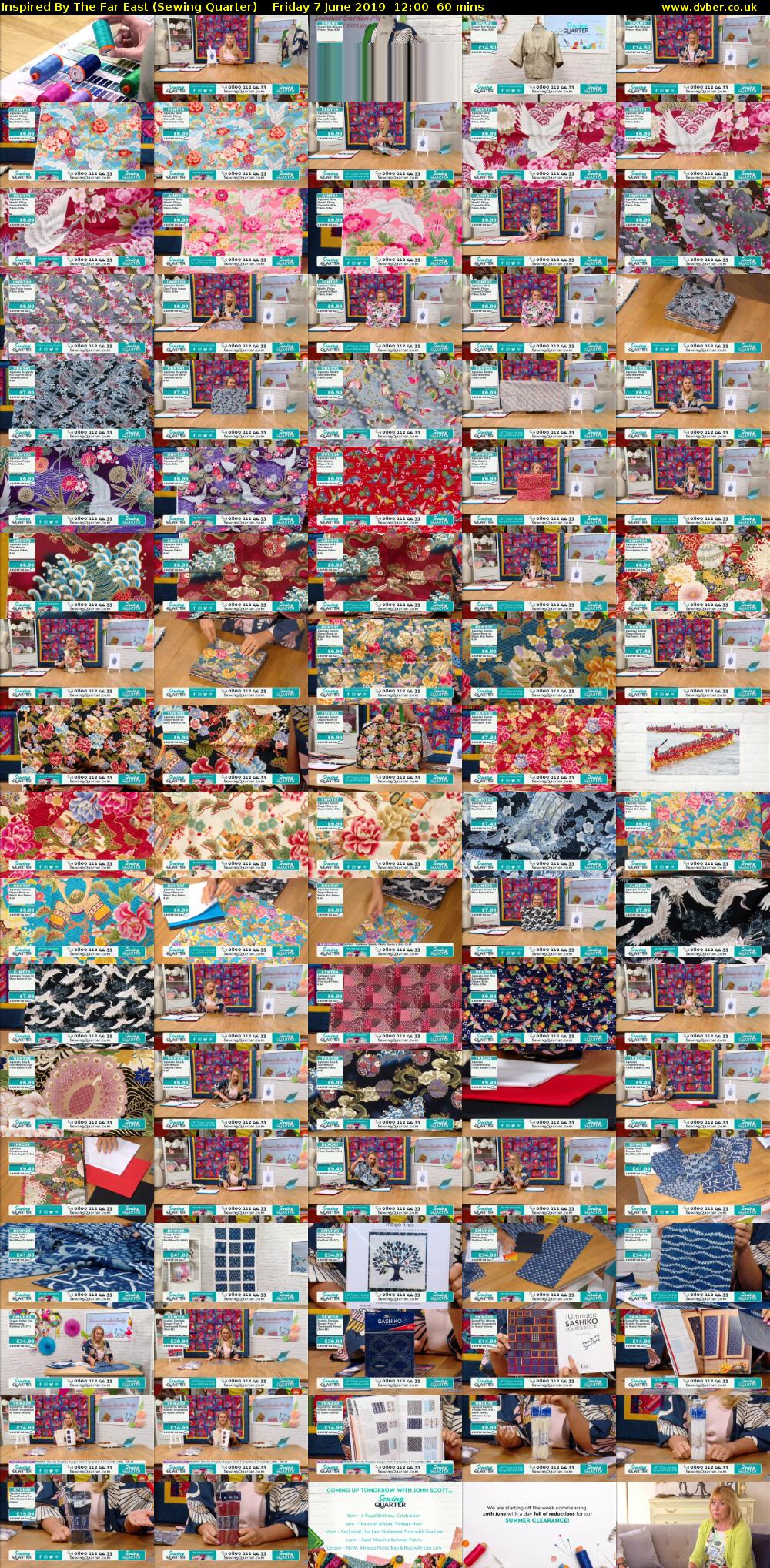 Inspired By The Far East (Sewing Quarter) Friday 7 June 2019 12:00 - 13:00