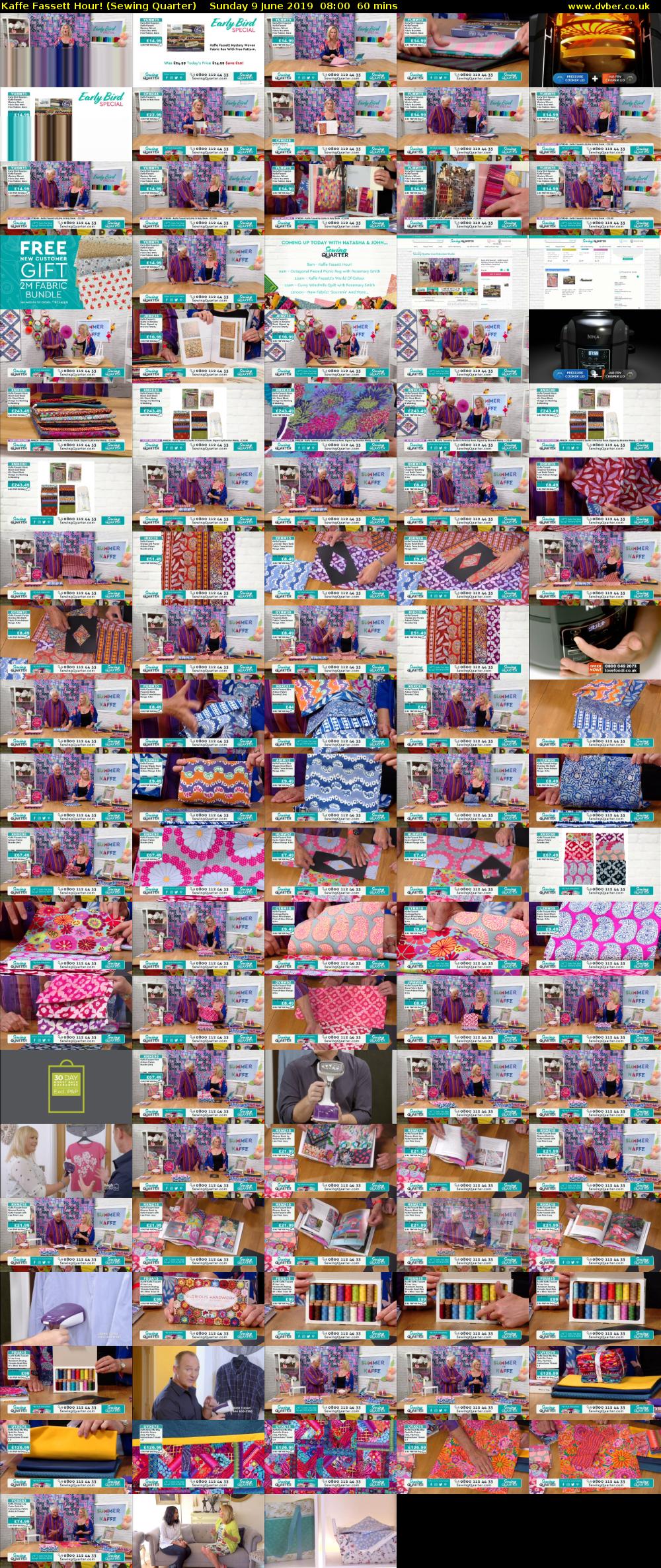 Kaffe Fassett Hour! (Sewing Quarter) Sunday 9 June 2019 08:00 - 09:00