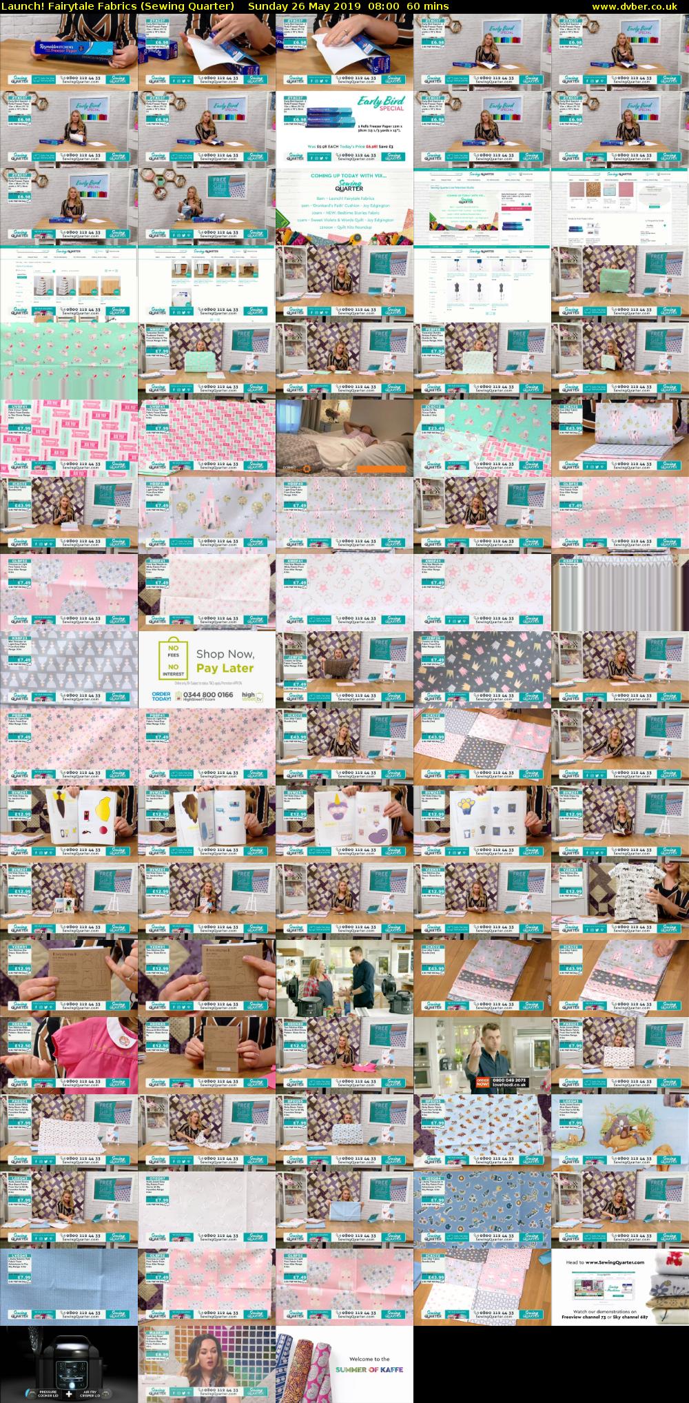 Launch! Fairytale Fabrics (Sewing Quarter) Sunday 26 May 2019 08:00 - 09:00