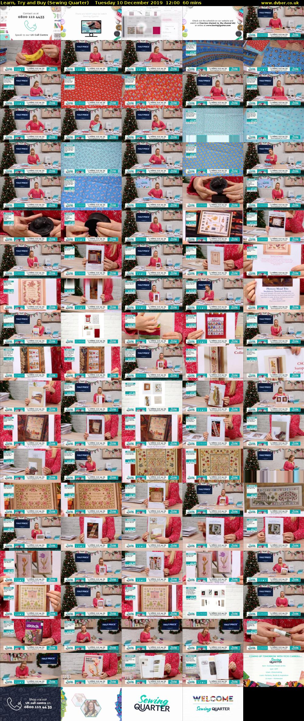 Learn, Try and Buy (Sewing Quarter) Tuesday 10 December 2019 12:00 - 13:00