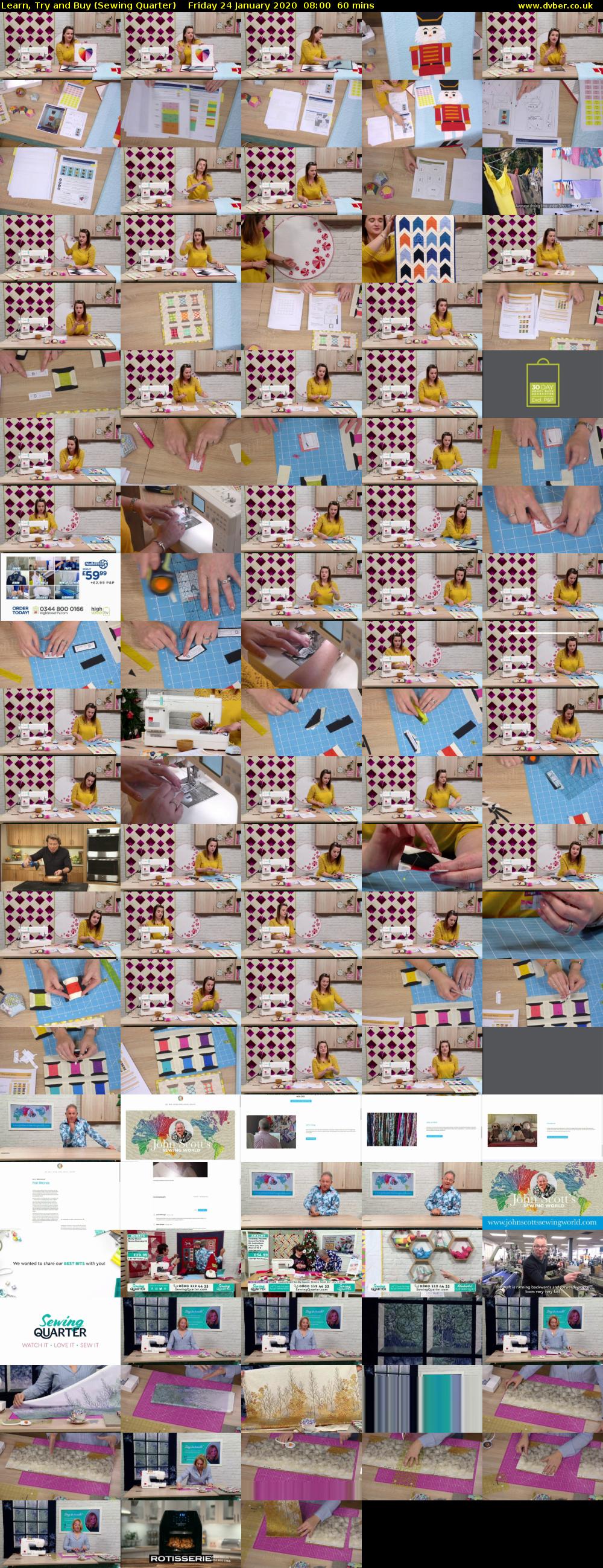 Learn, Try and Buy (Sewing Quarter) Friday 24 January 2020 08:00 - 09:00